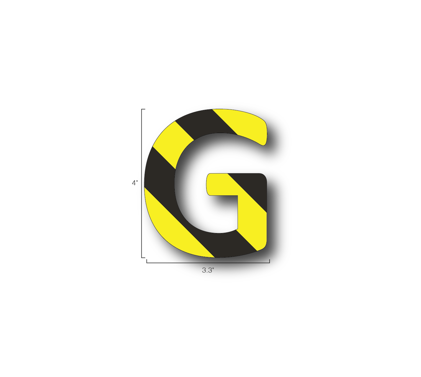 Alphabet Single Letters- G