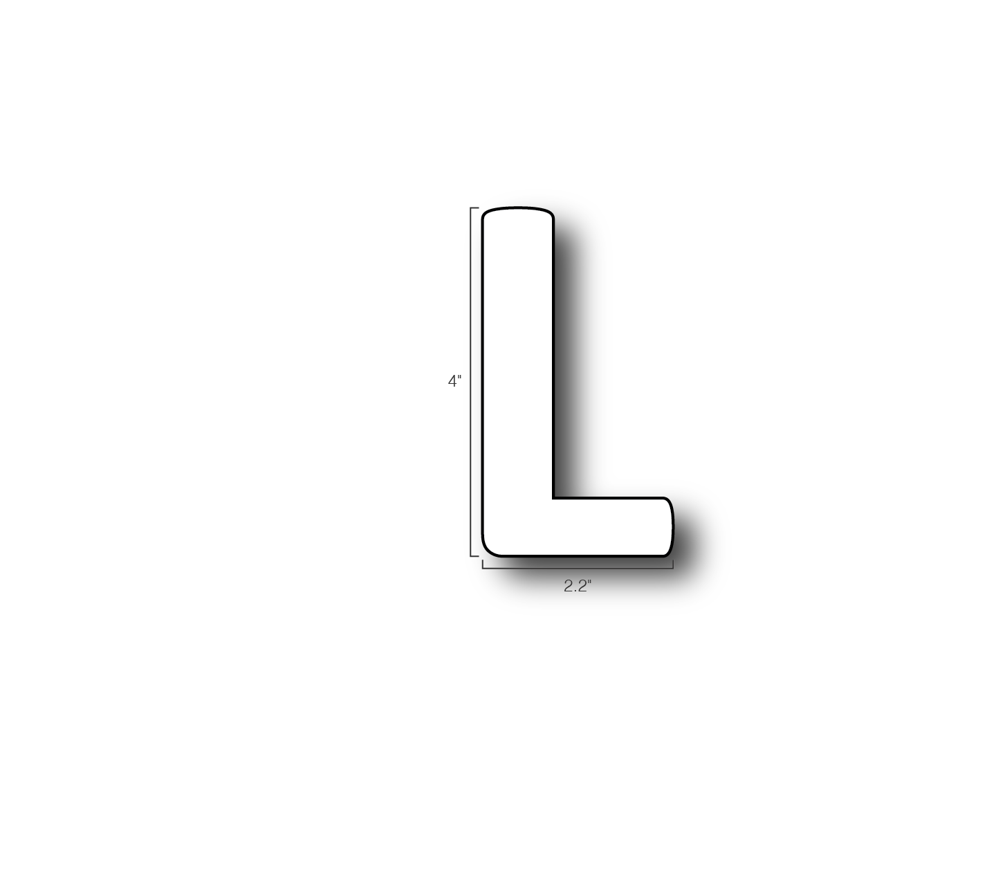 Alphabet Single Letters- L