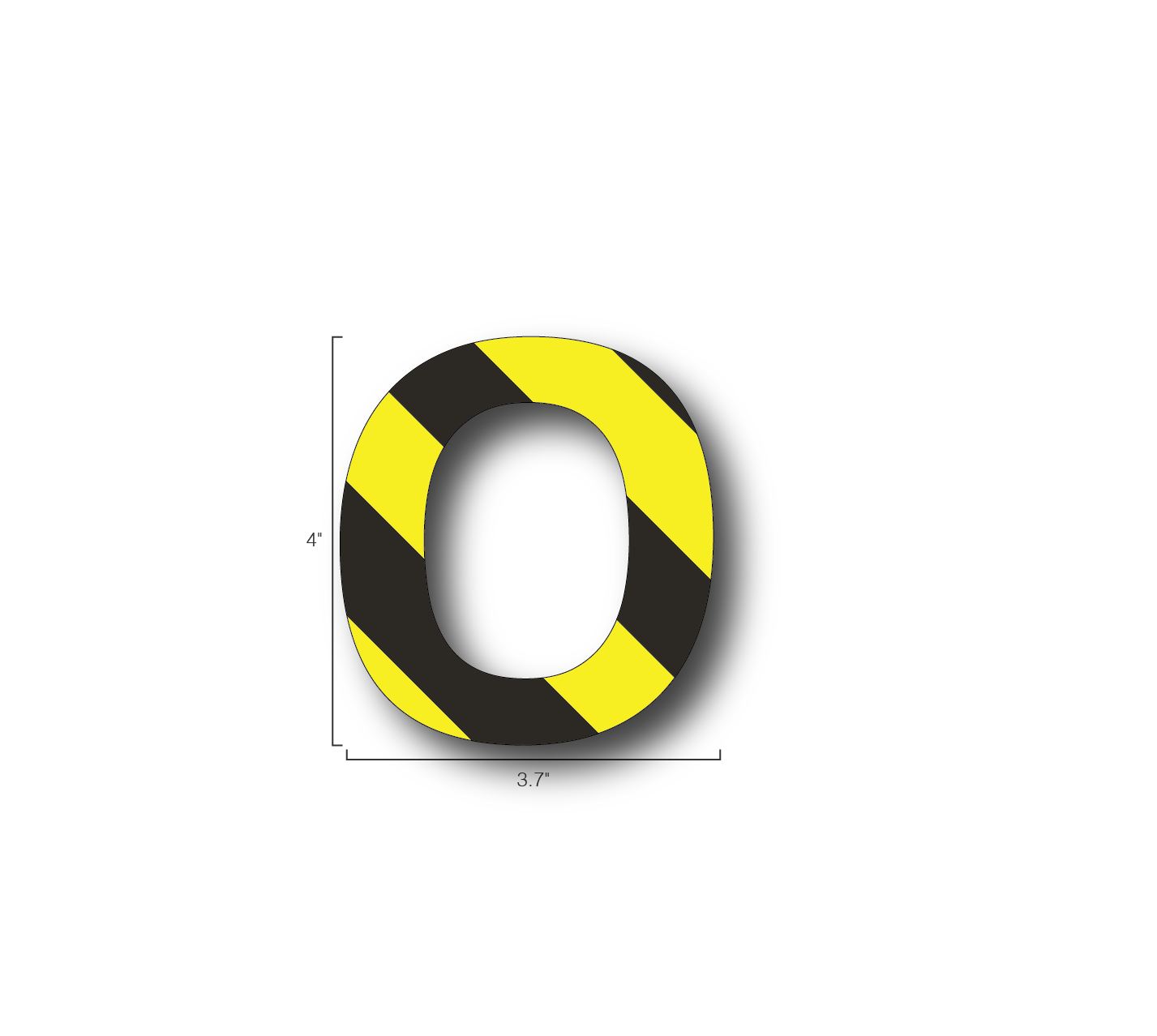 Alphabet Single Letters- O