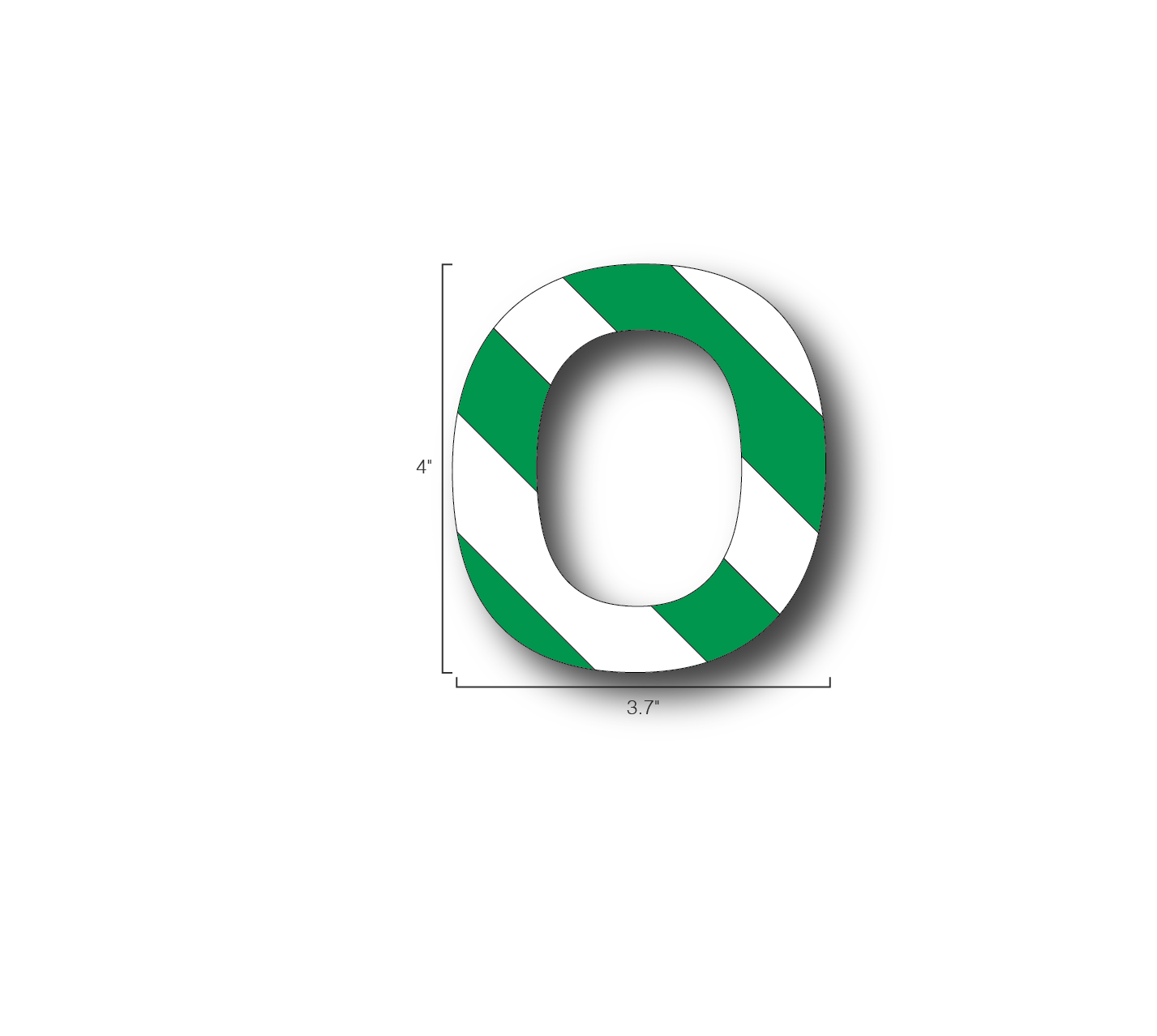 Alphabet Single Letters- O