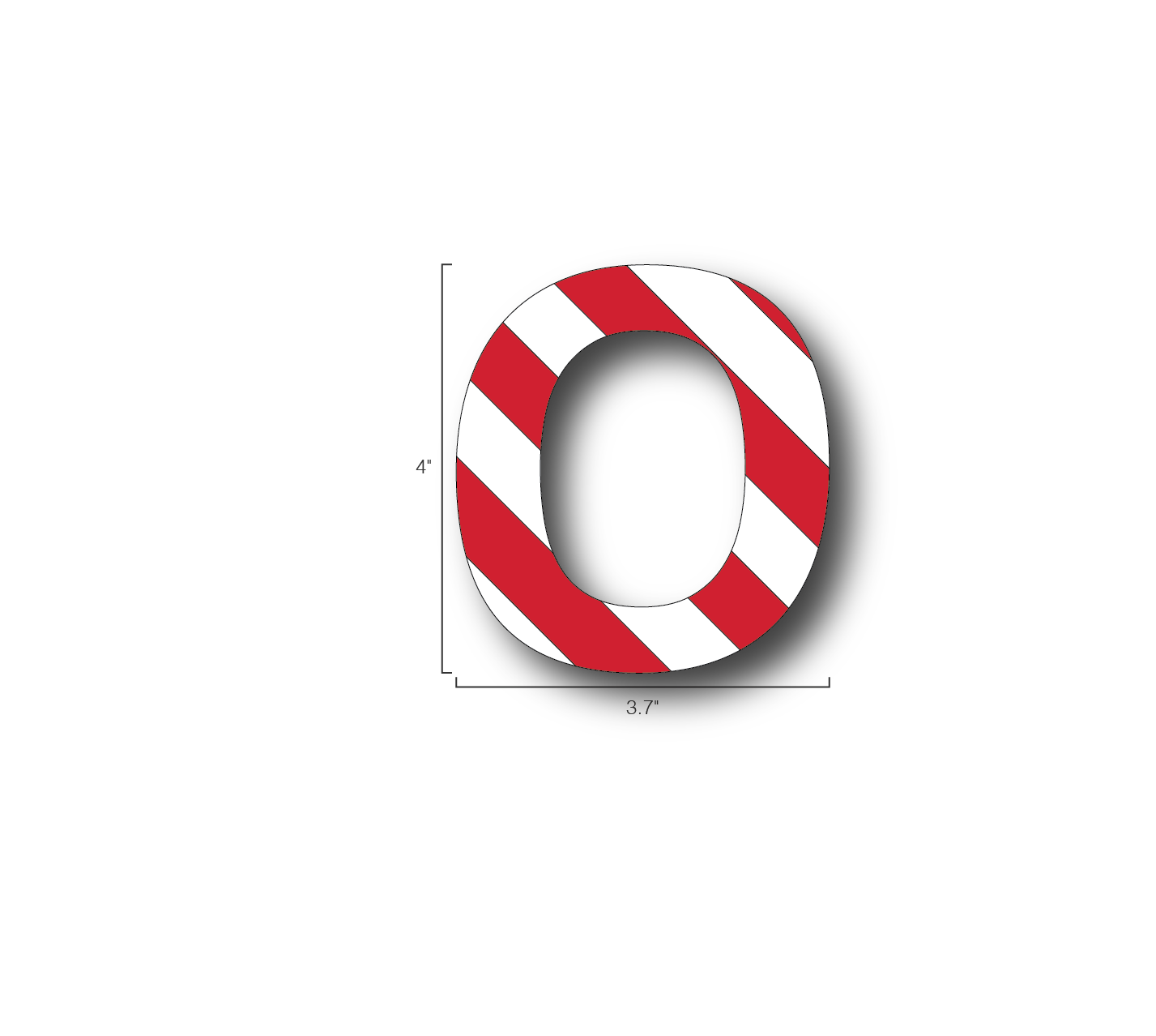 Alphabet Single Letters- O