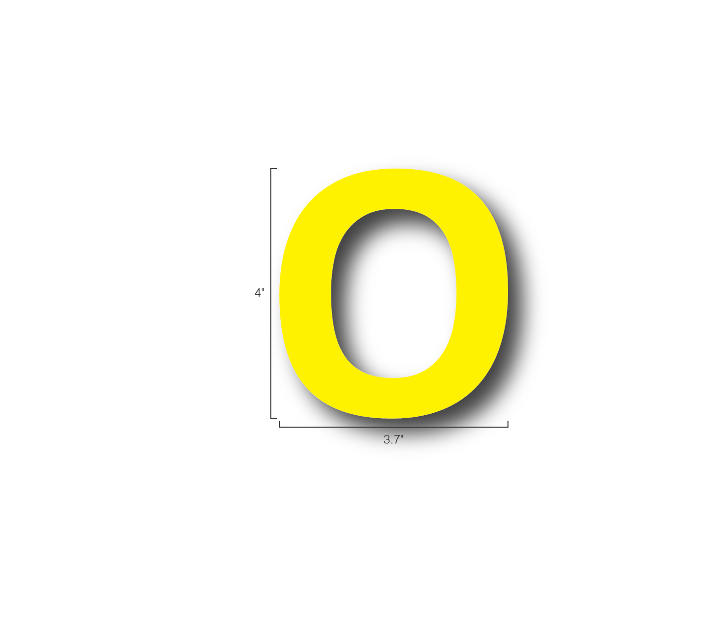 Alphabet Single Letters- O