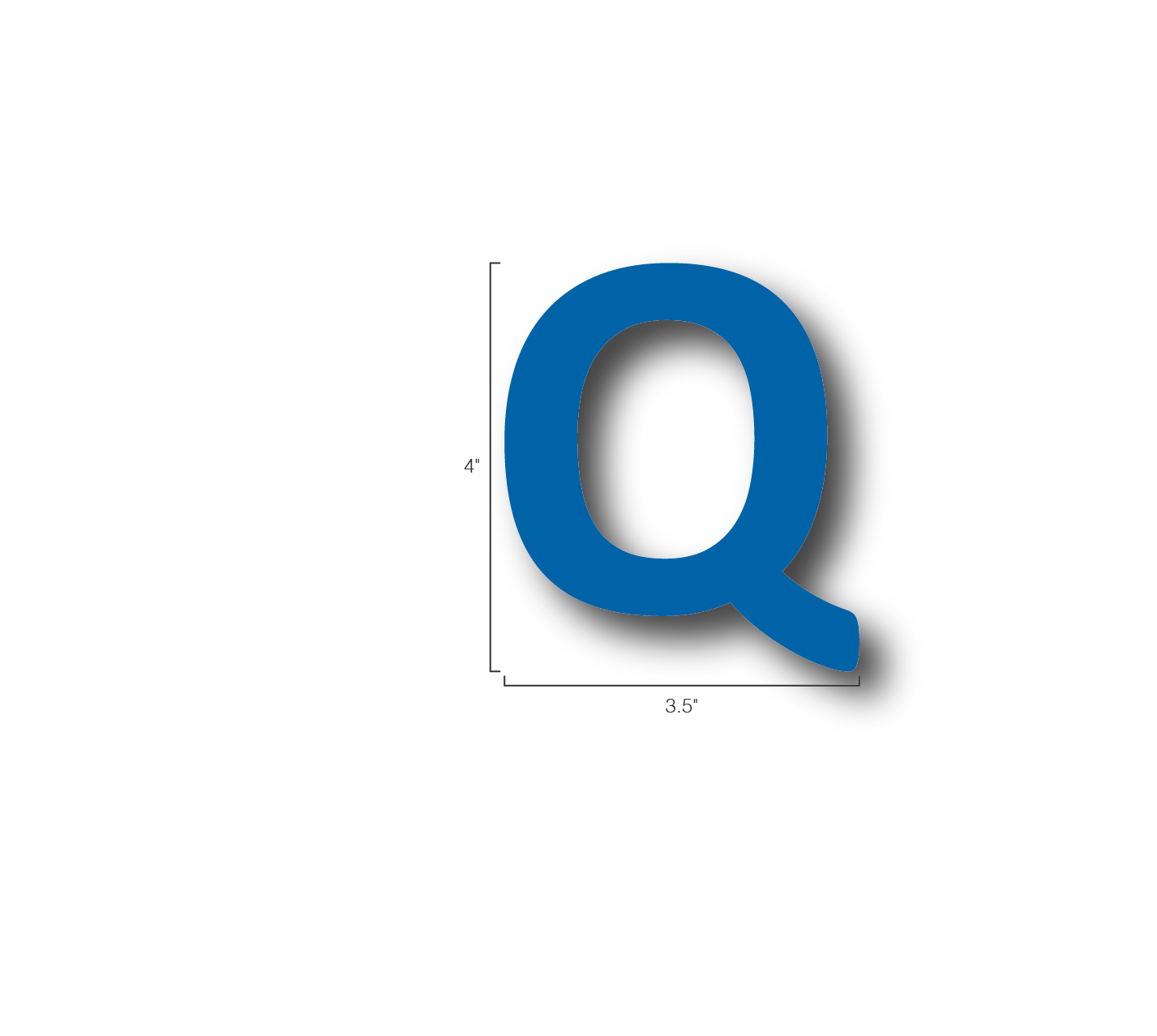 Alphabet Single Letters- Q