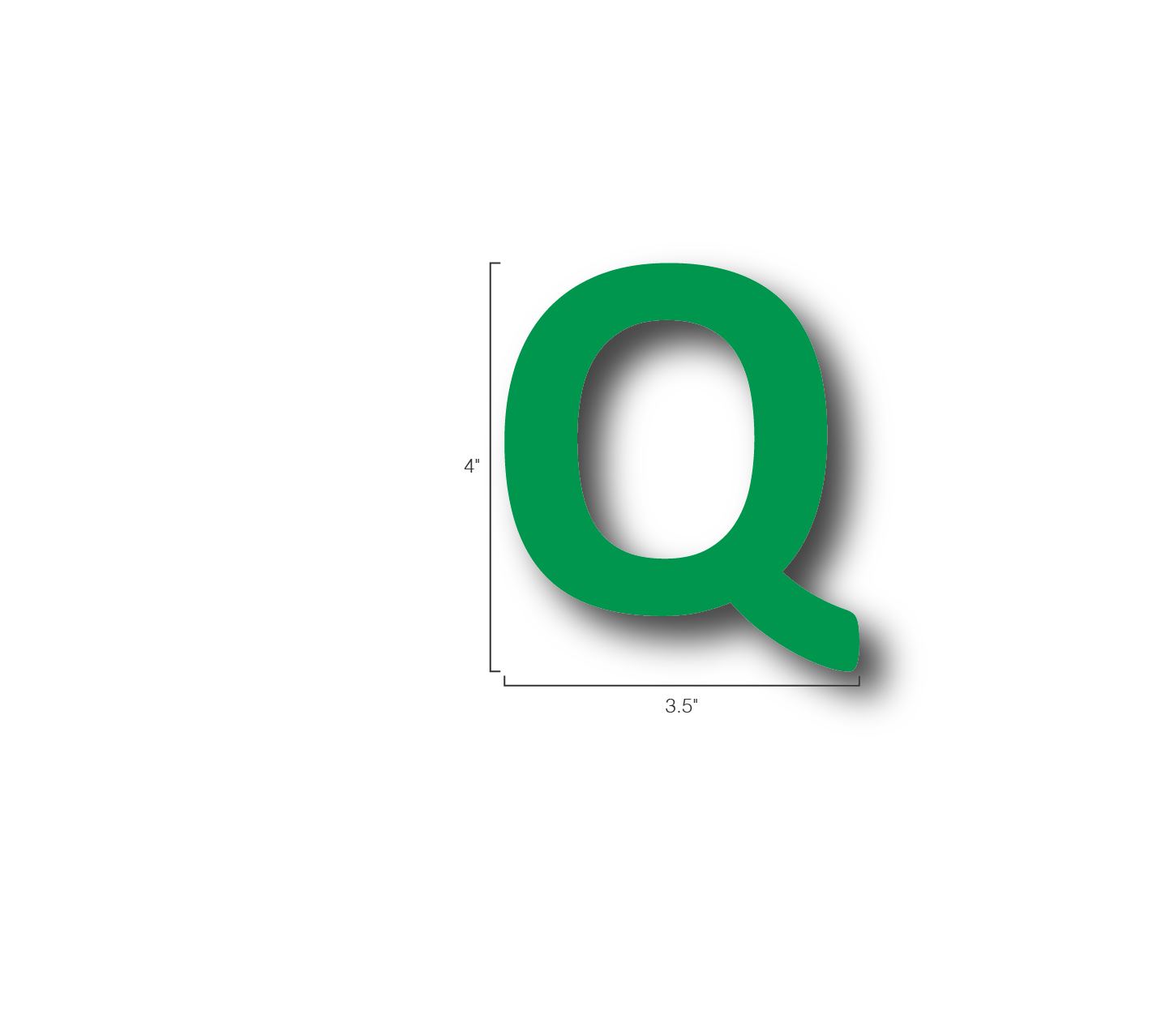 Alphabet Single Letters- Q