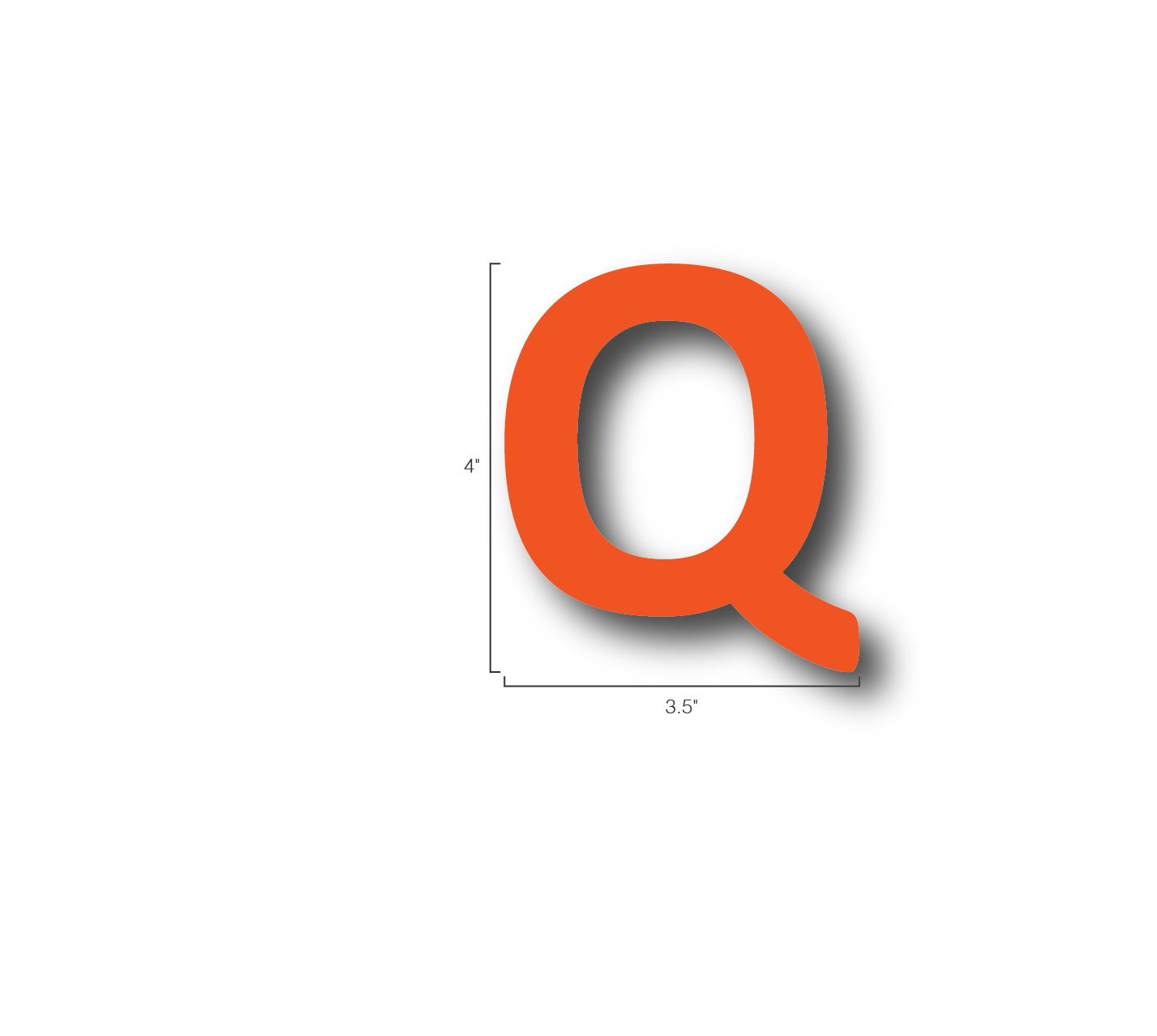 Alphabet Single Letters- Q