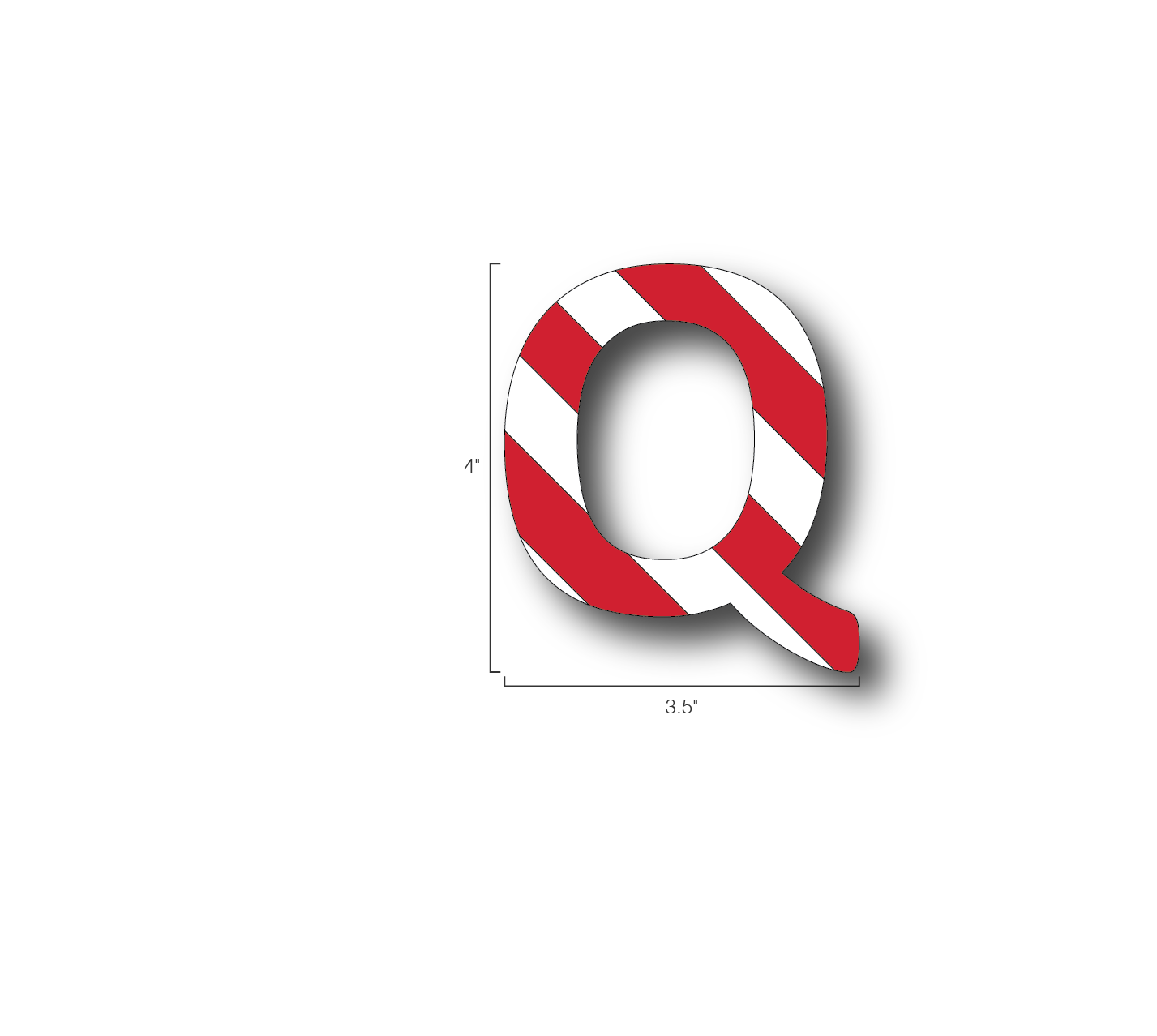 Alphabet Single Letters- Q