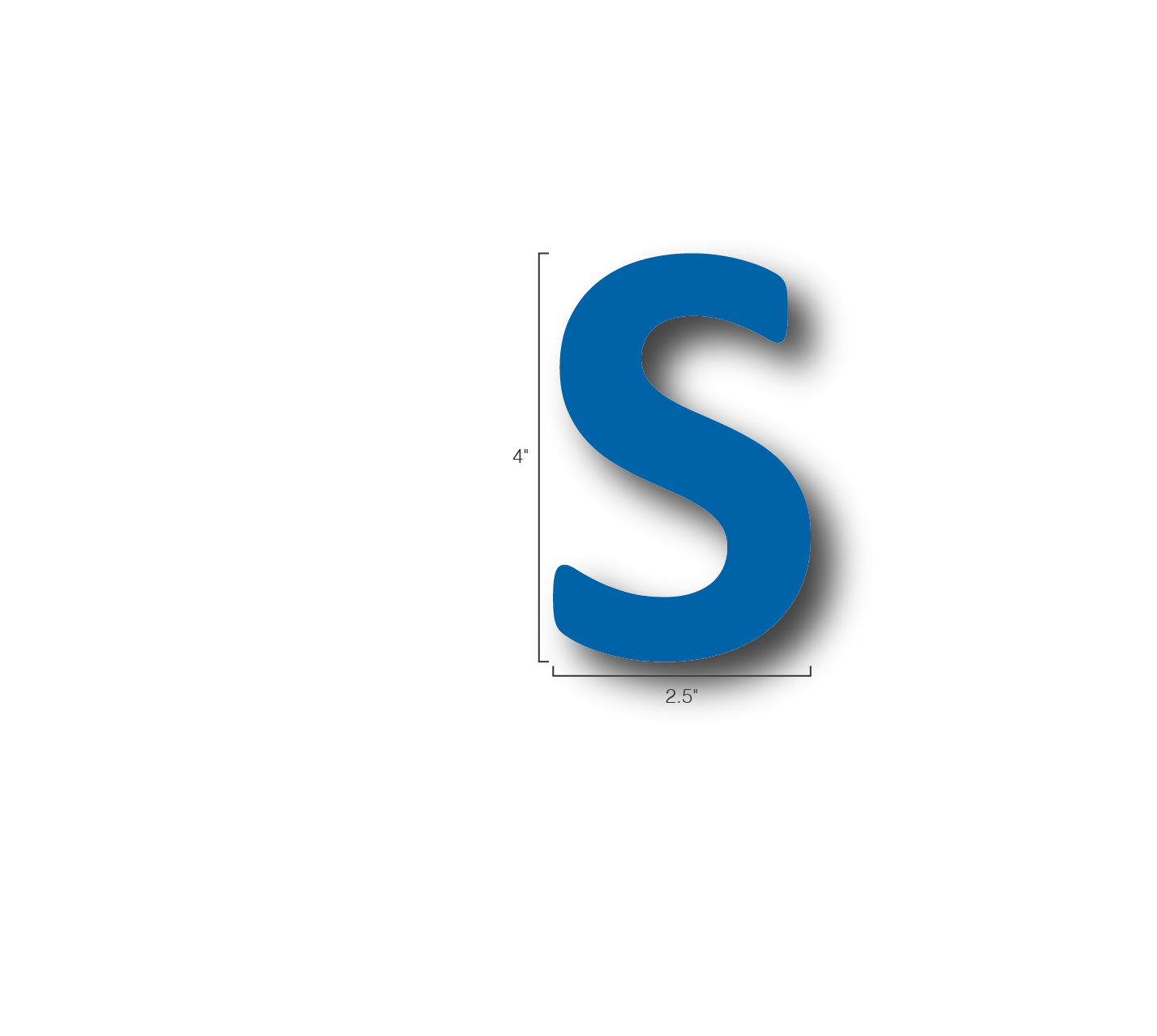 Alphabet Single Letters- S