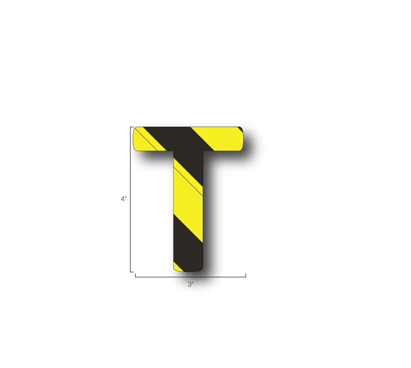 Alphabet Single Letters- T