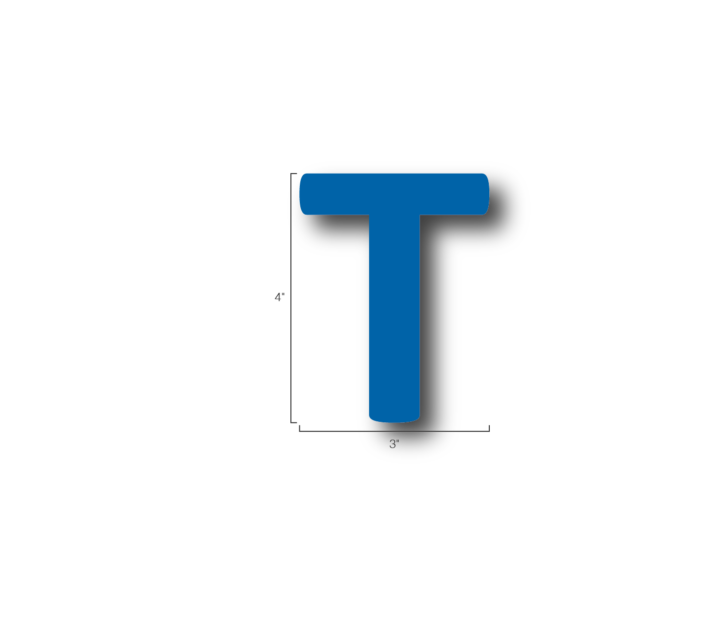 Alphabet Single Letters- T