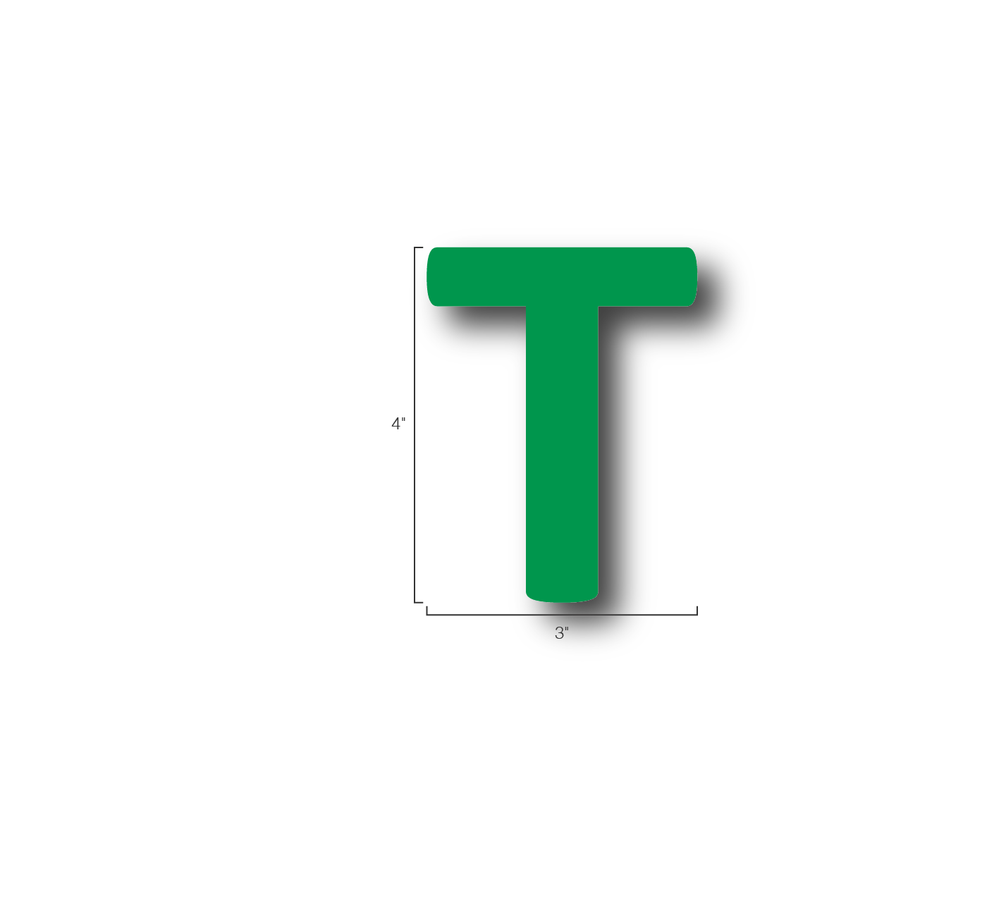 Alphabet Single Letters- T