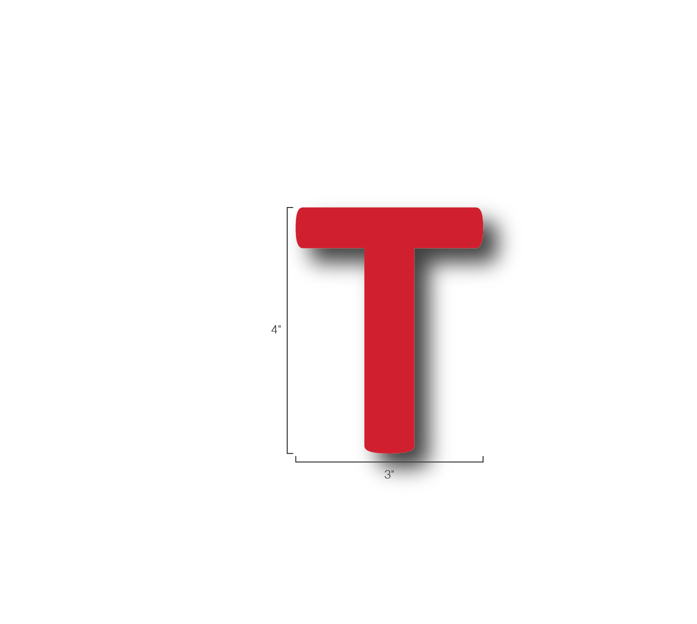 Alphabet Single Letters- T