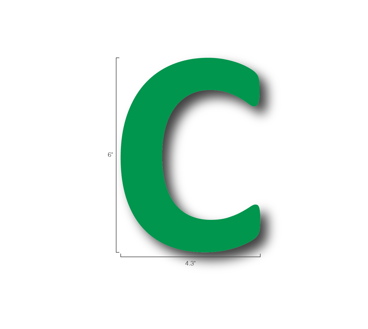 Alphabet Single Letters- C