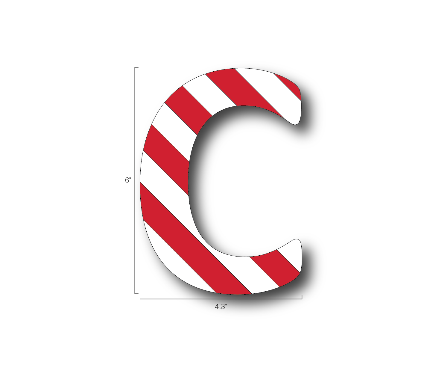 Alphabet Single Letters- C