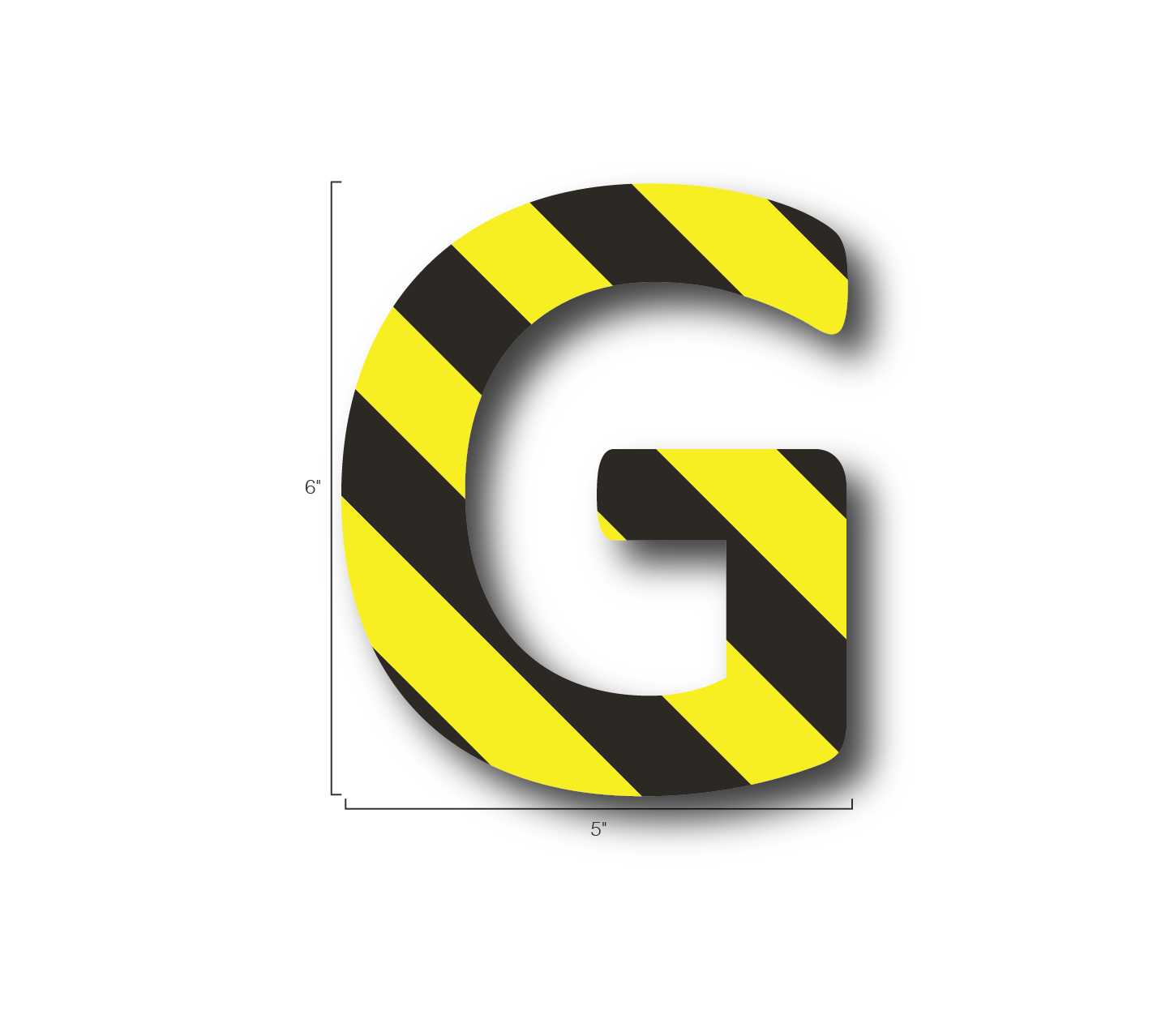 Alphabet Single Letters- G