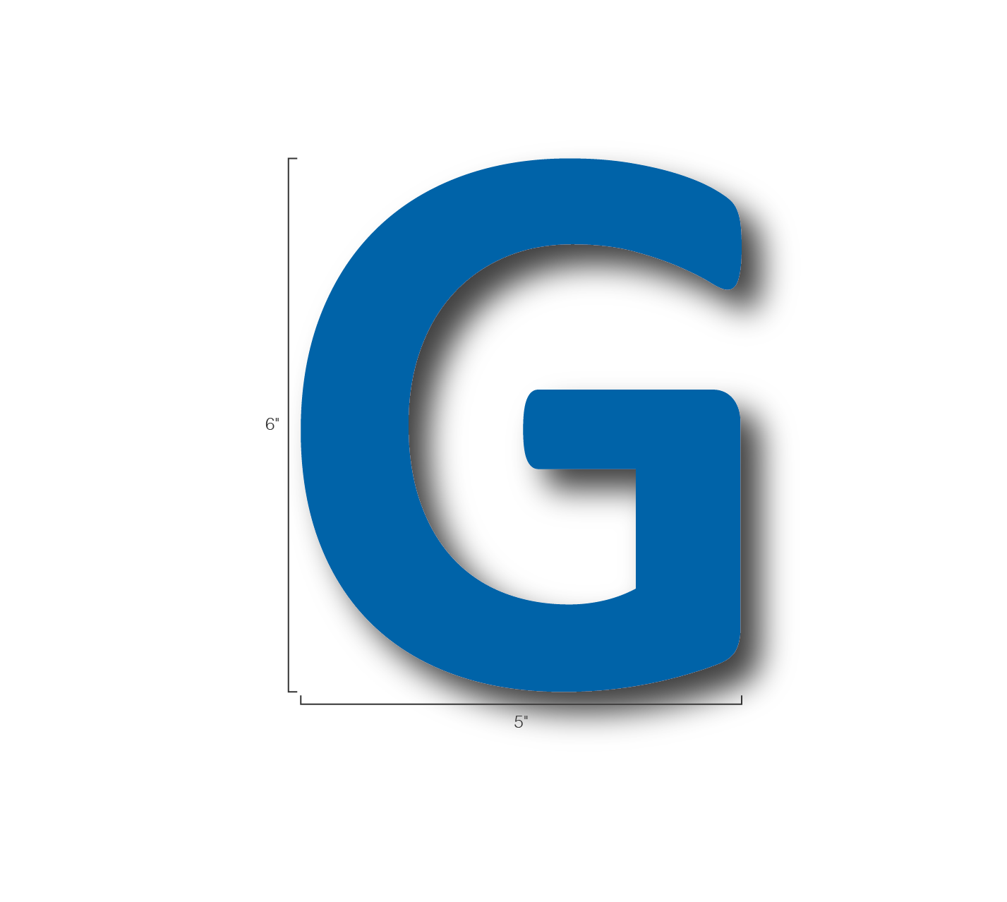 Alphabet Single Letters- G
