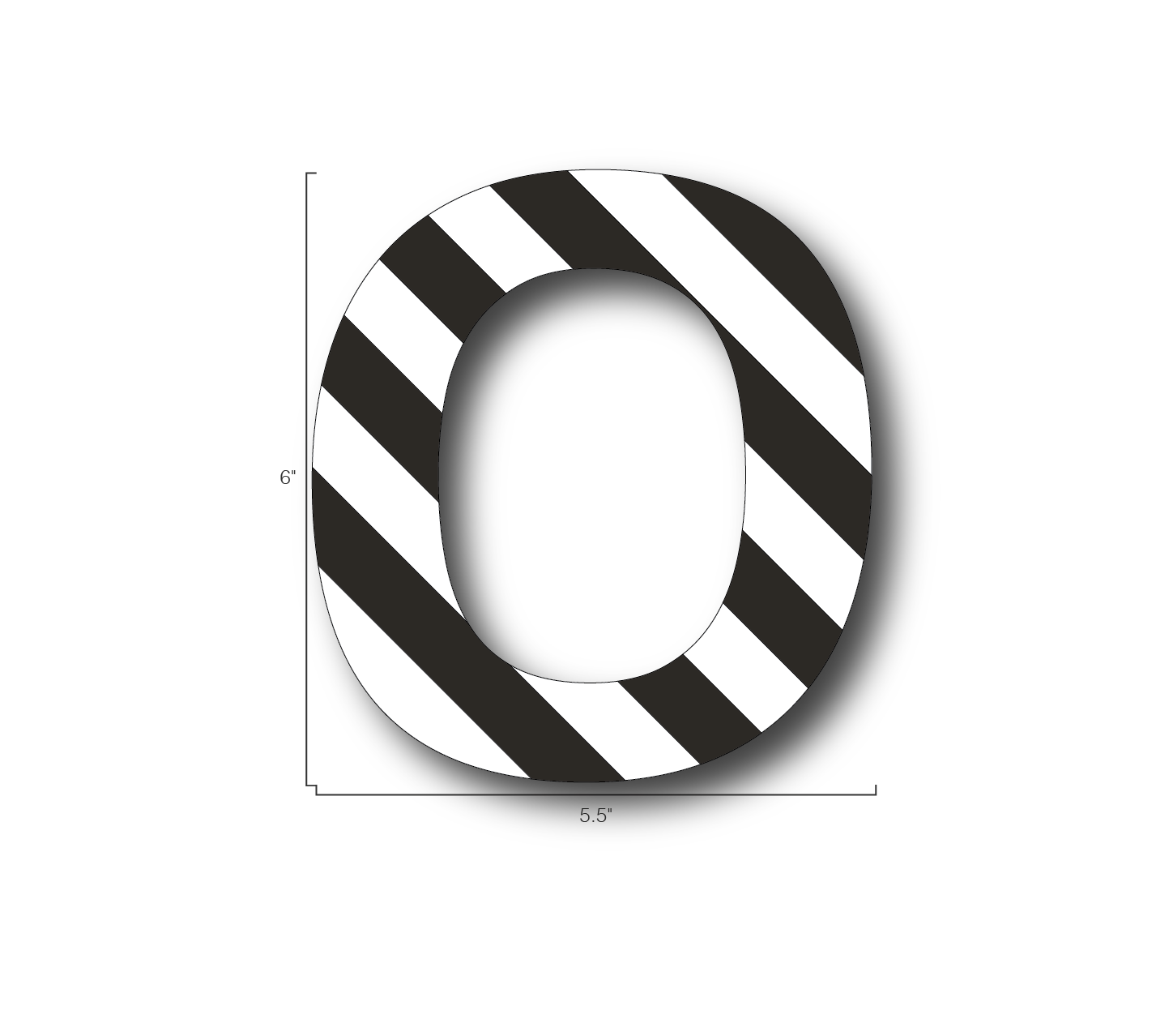 Alphabet Single Letters- O