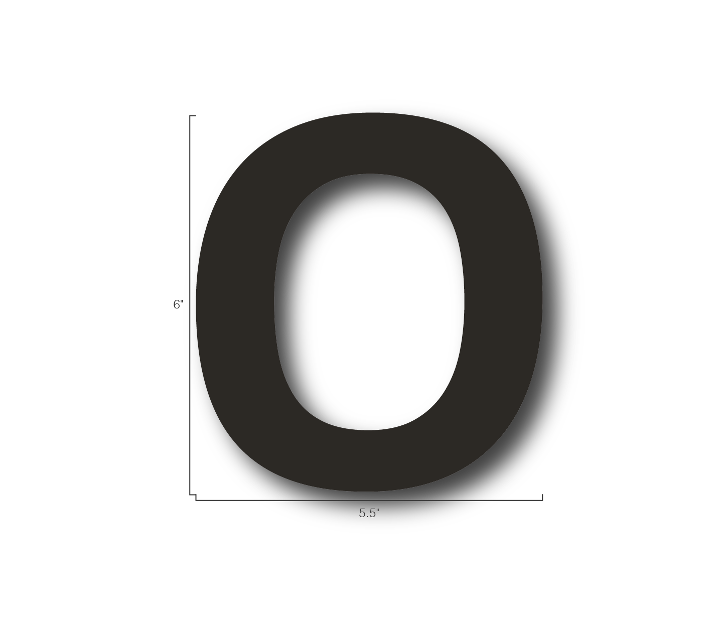 Alphabet Single Letters- O