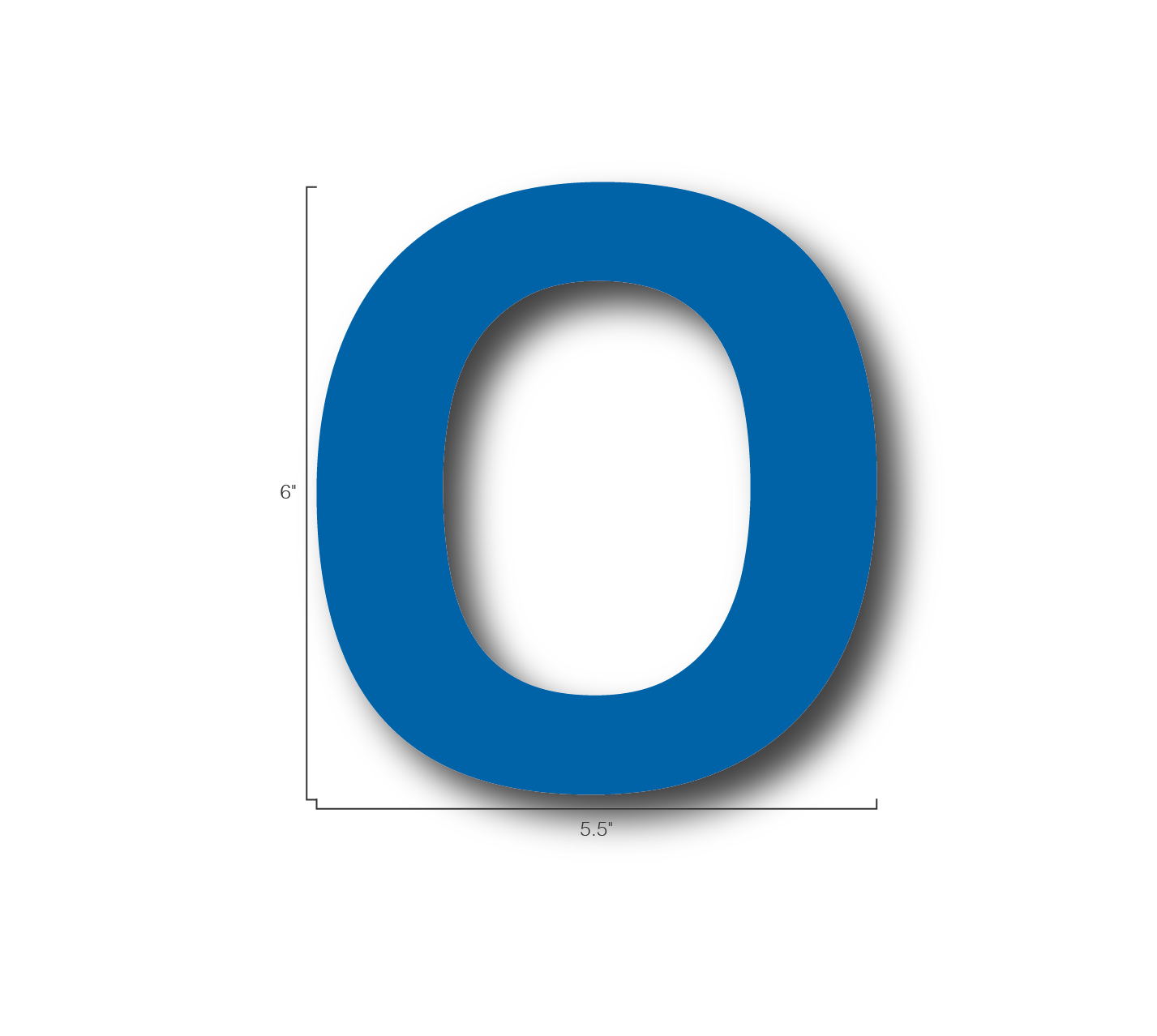 Alphabet Single Letters- O