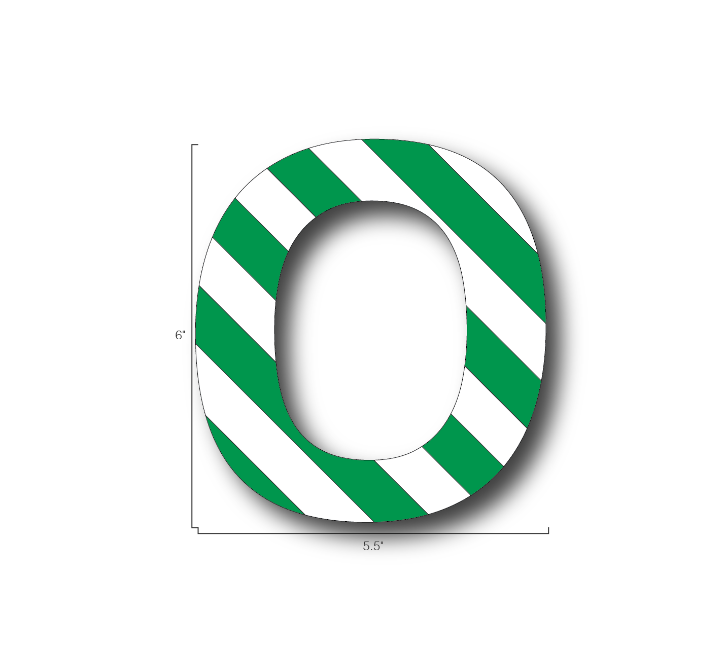 Alphabet Single Letters- O