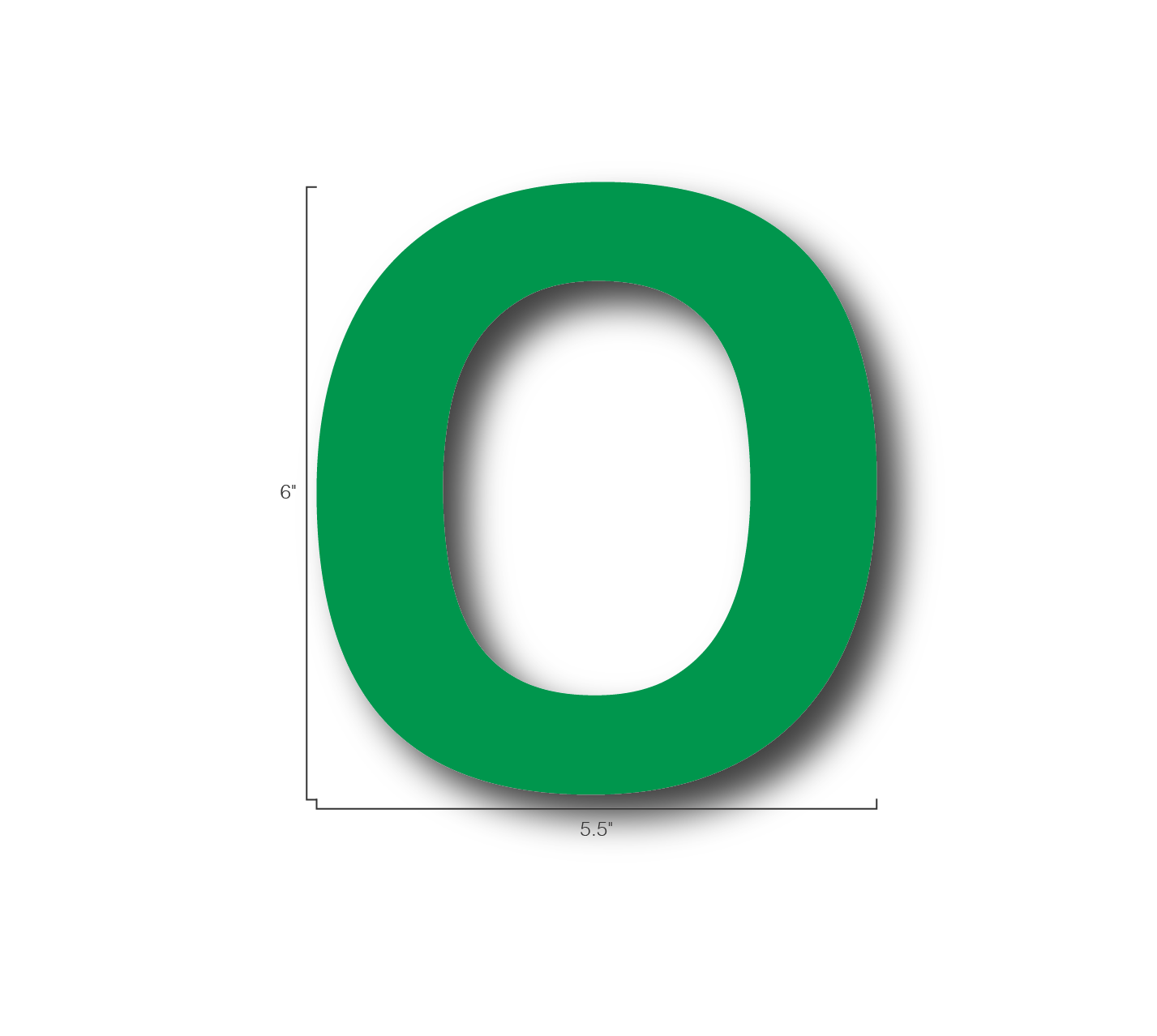 Alphabet Single Letters- O