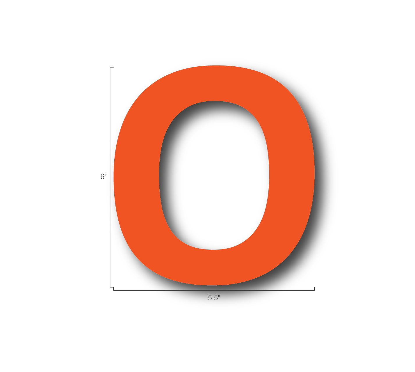 Alphabet Single Letters- O