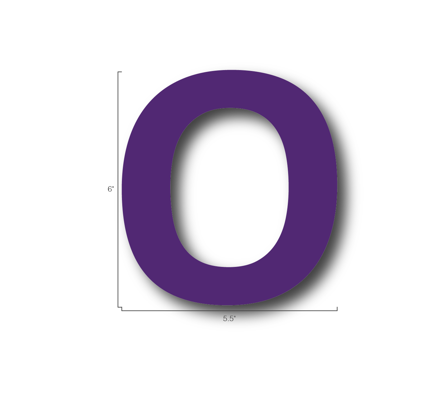 Alphabet Single Letters- O