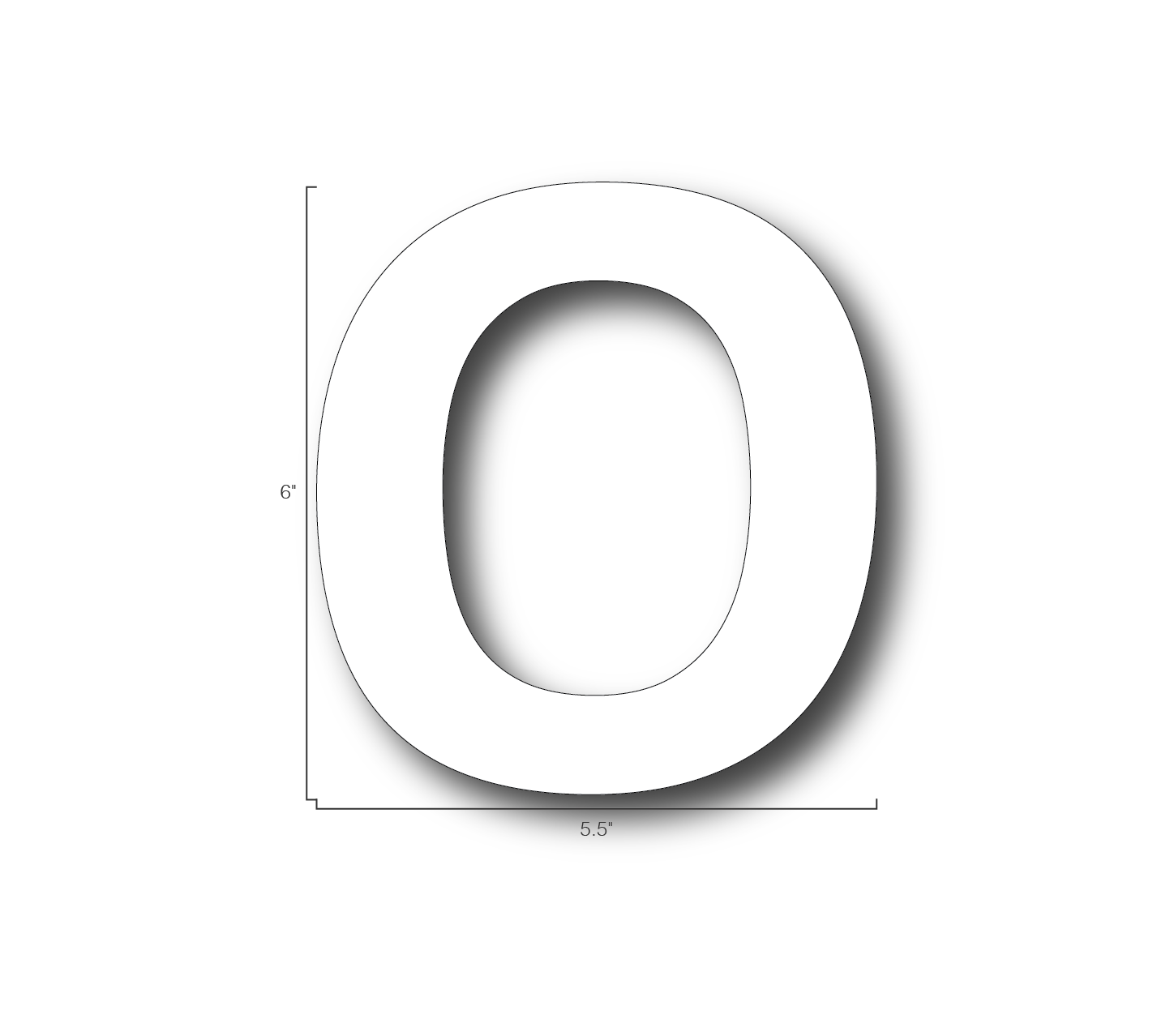 Alphabet Single Letters- O