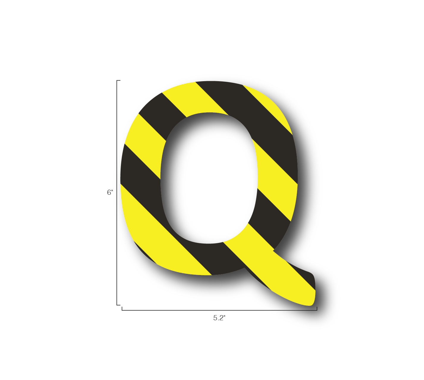 Alphabet Single Letters- Q