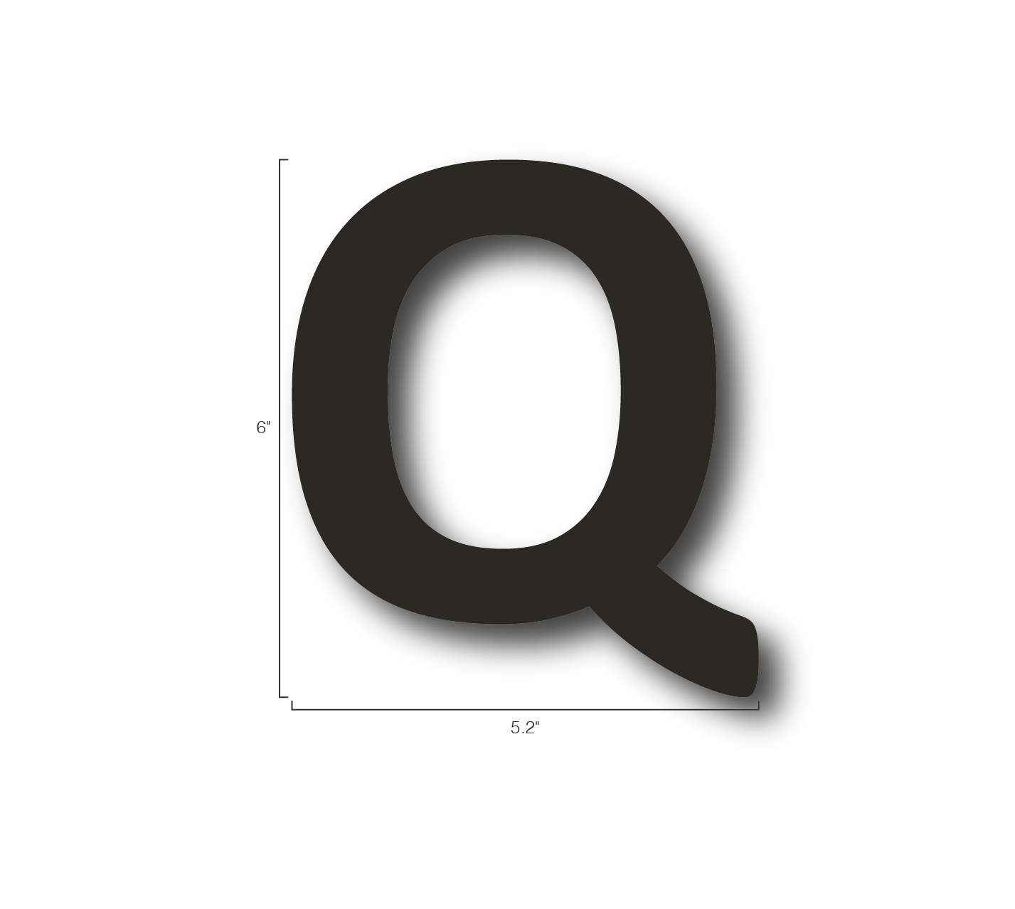Alphabet Single Letters- Q