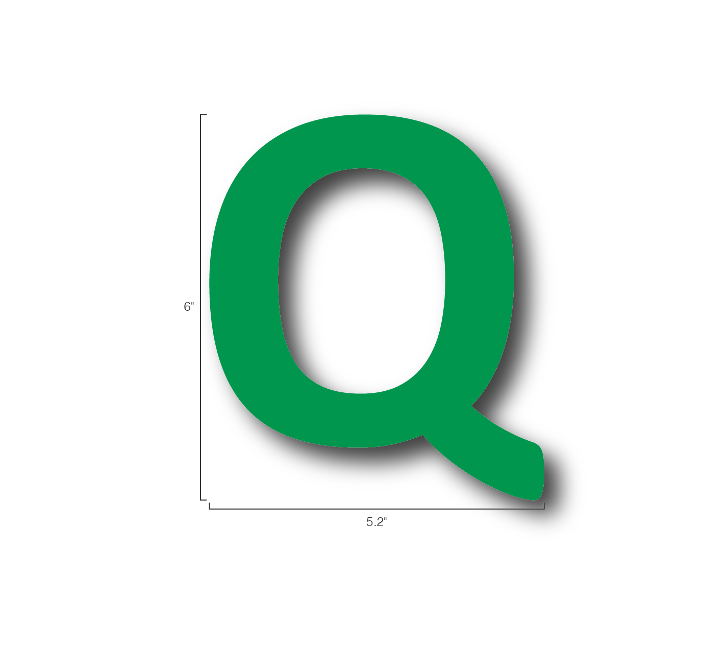 Alphabet Single Letters- Q