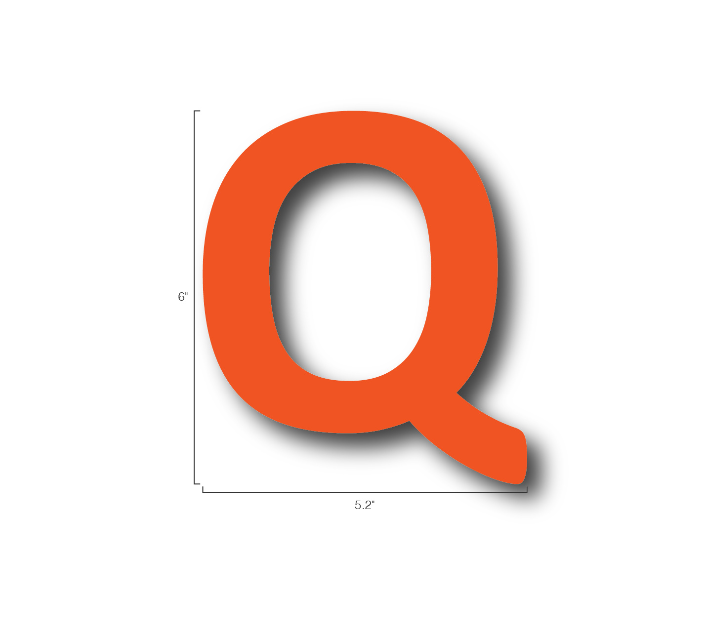 Alphabet Single Letters- Q