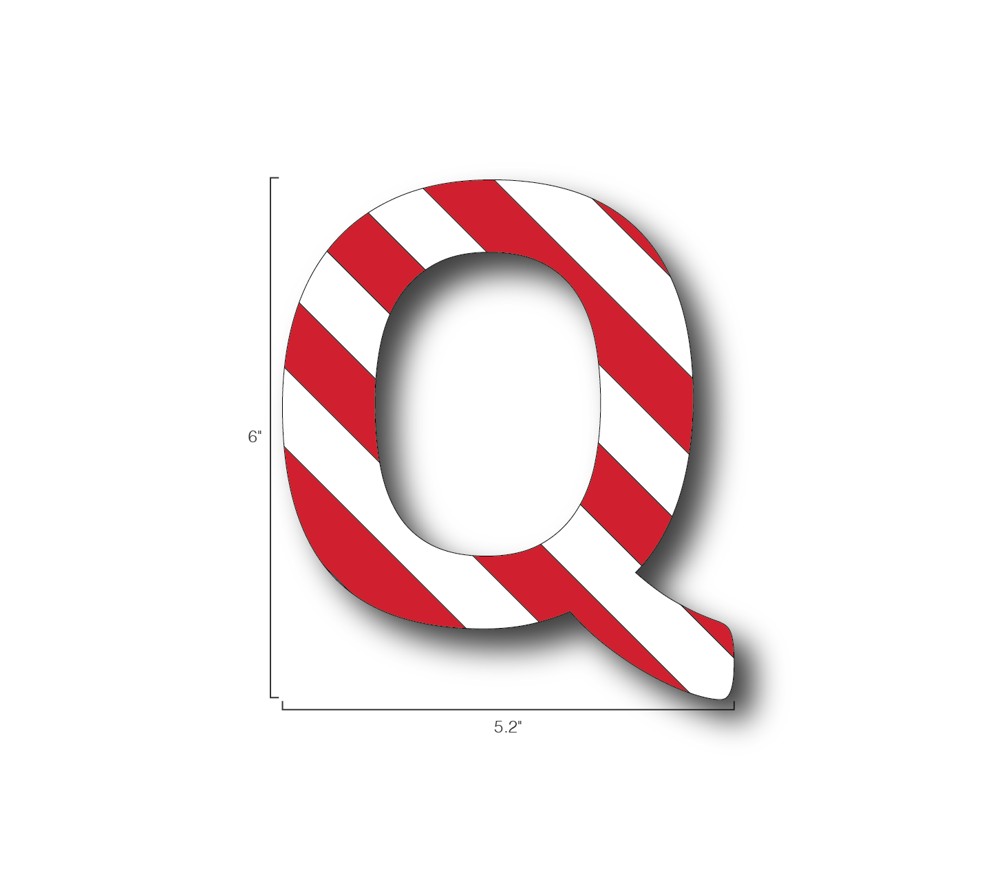 Alphabet Single Letters- Q