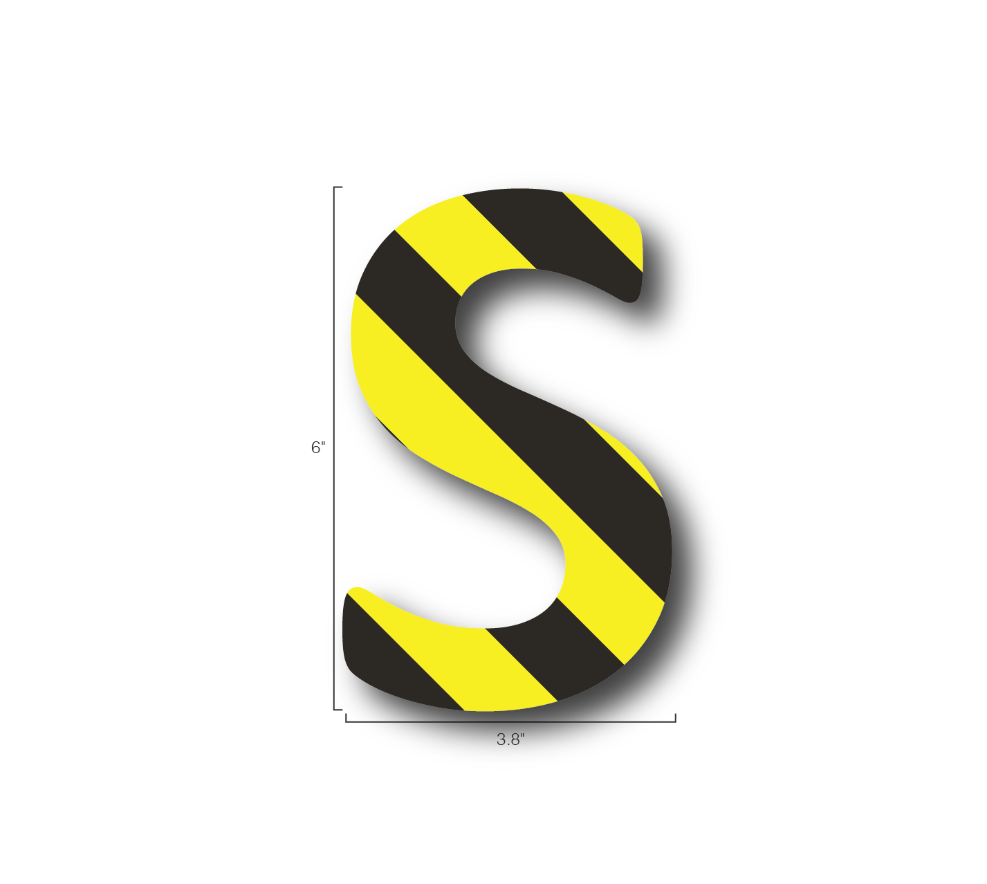 Alphabet Single Letters- S