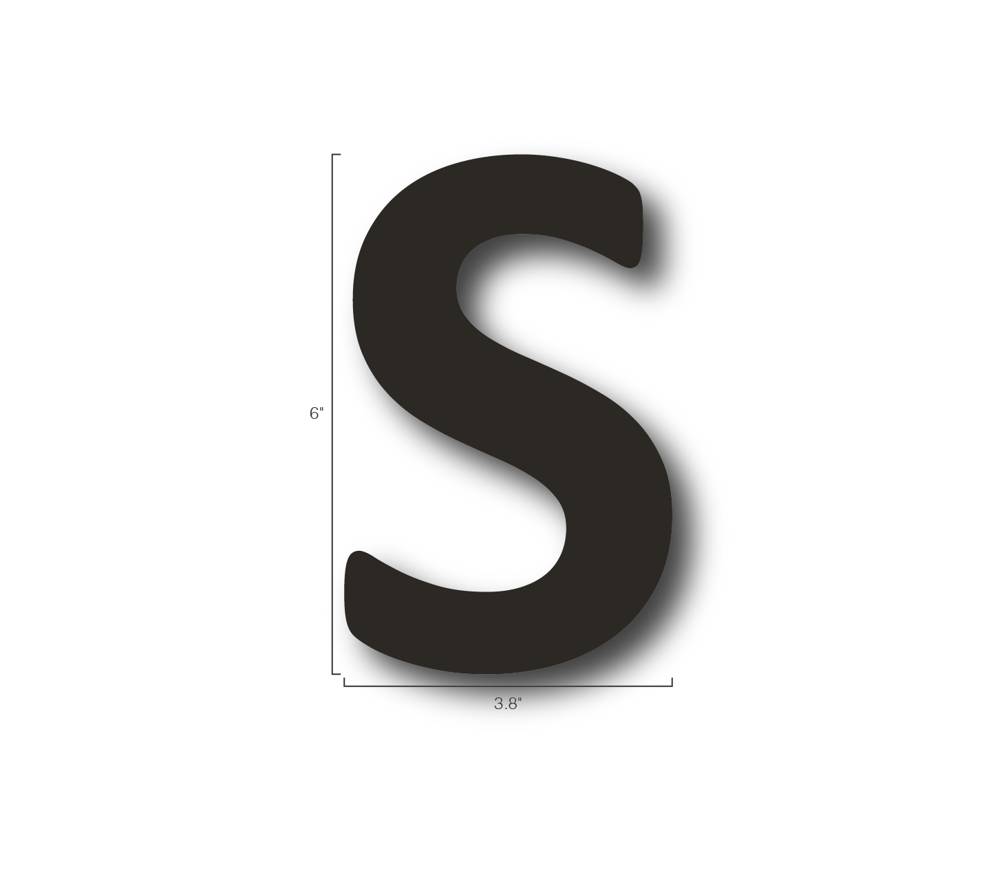 Alphabet Single Letters- S