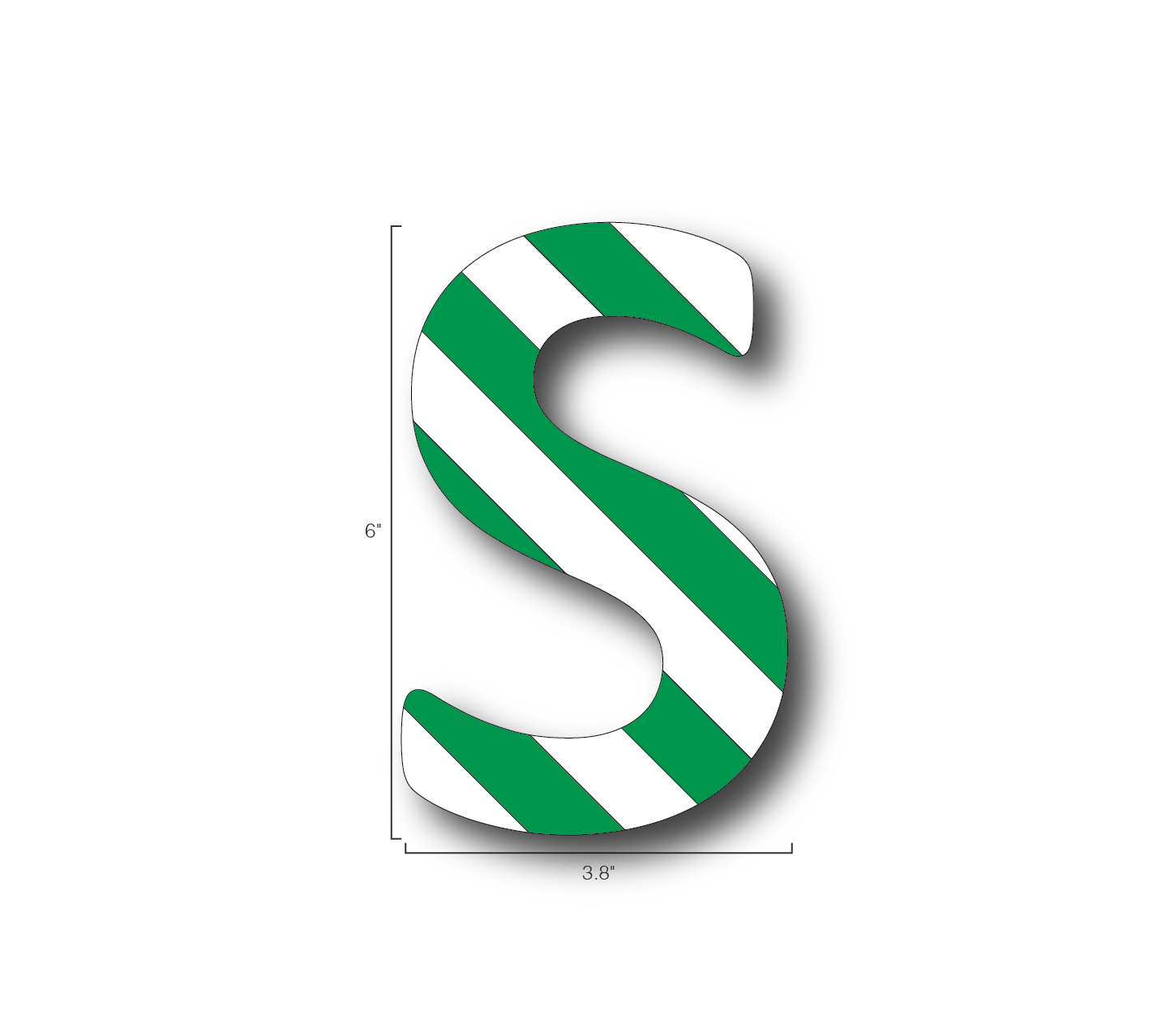 Alphabet Single Letters- S