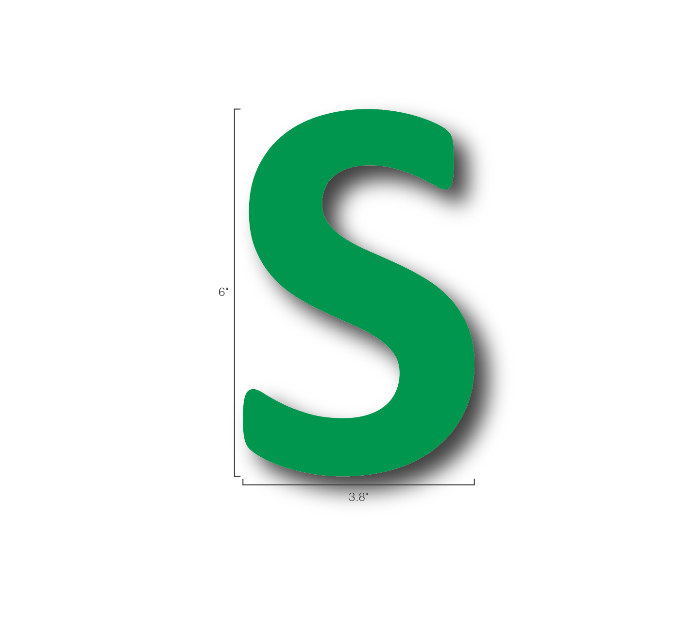 Alphabet Single Letters- S