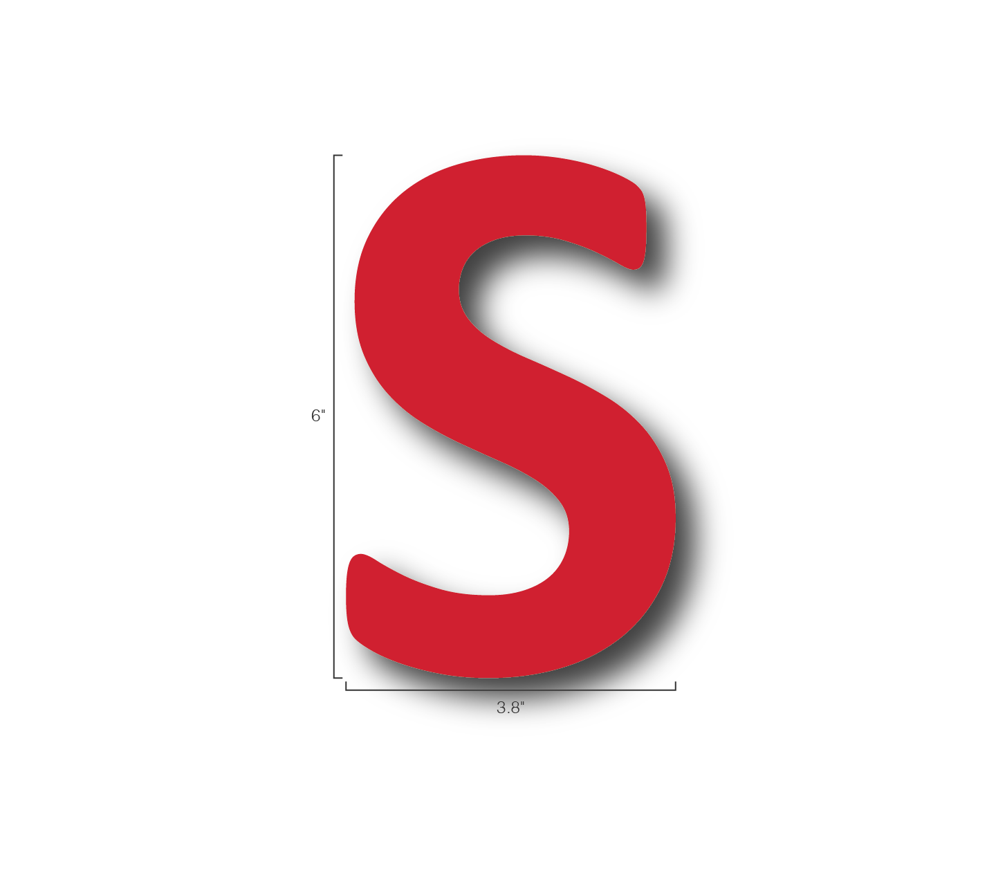 Alphabet Single Letters- S