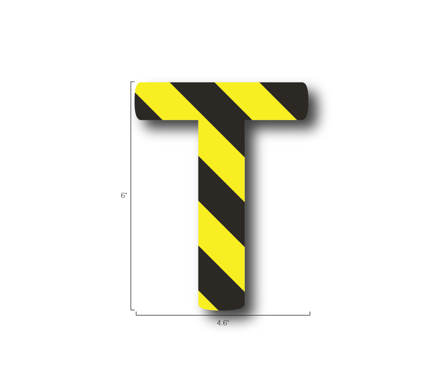 Alphabet Single Letters- T