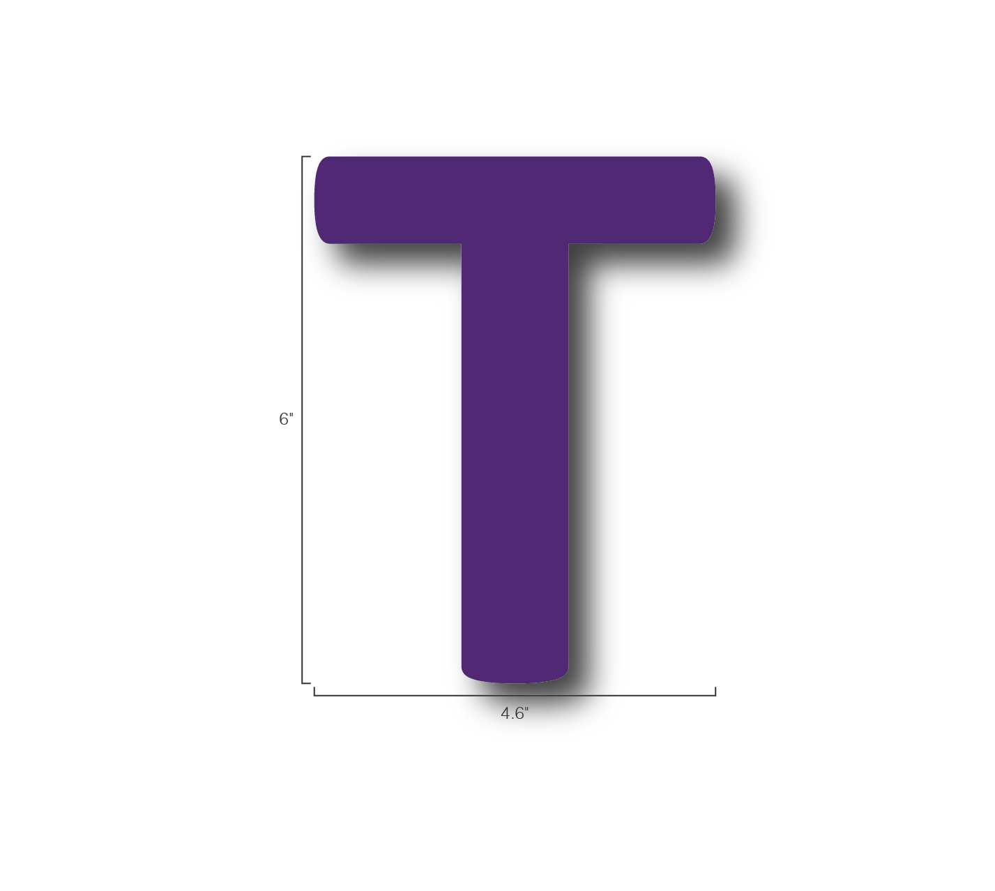 Alphabet Single Letters- T