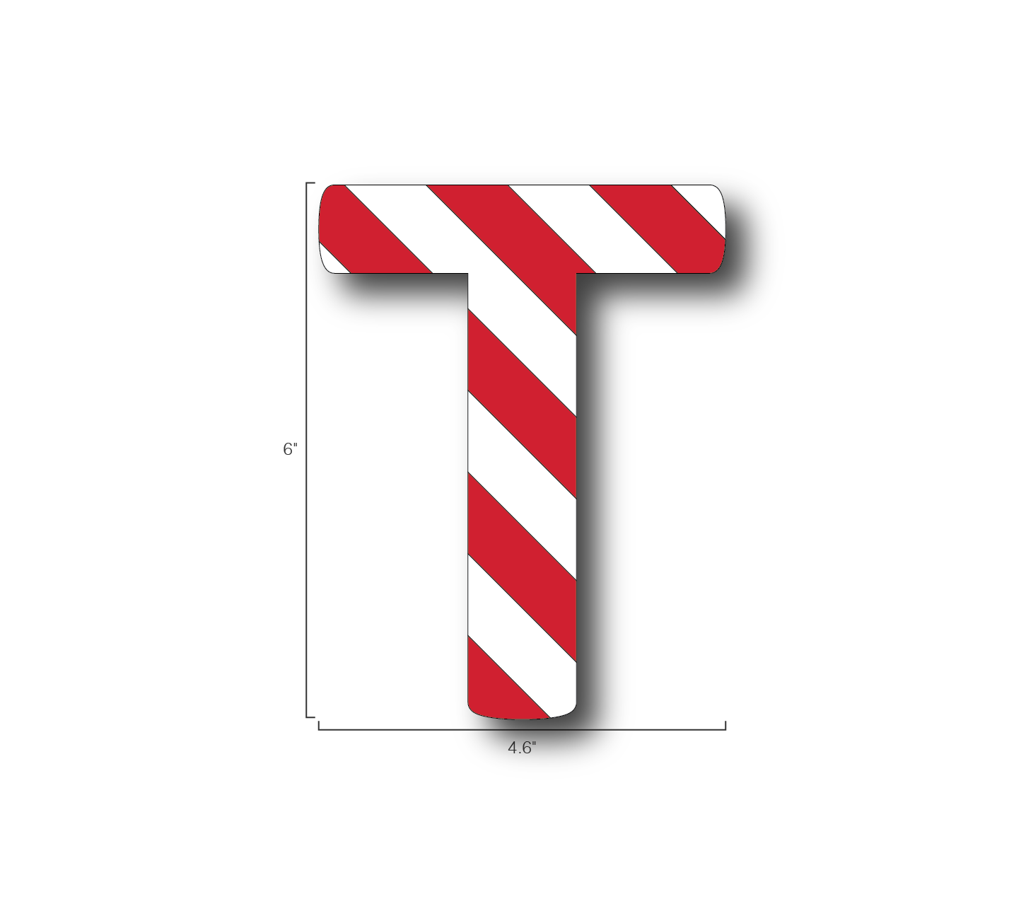 Alphabet Single Letters- T