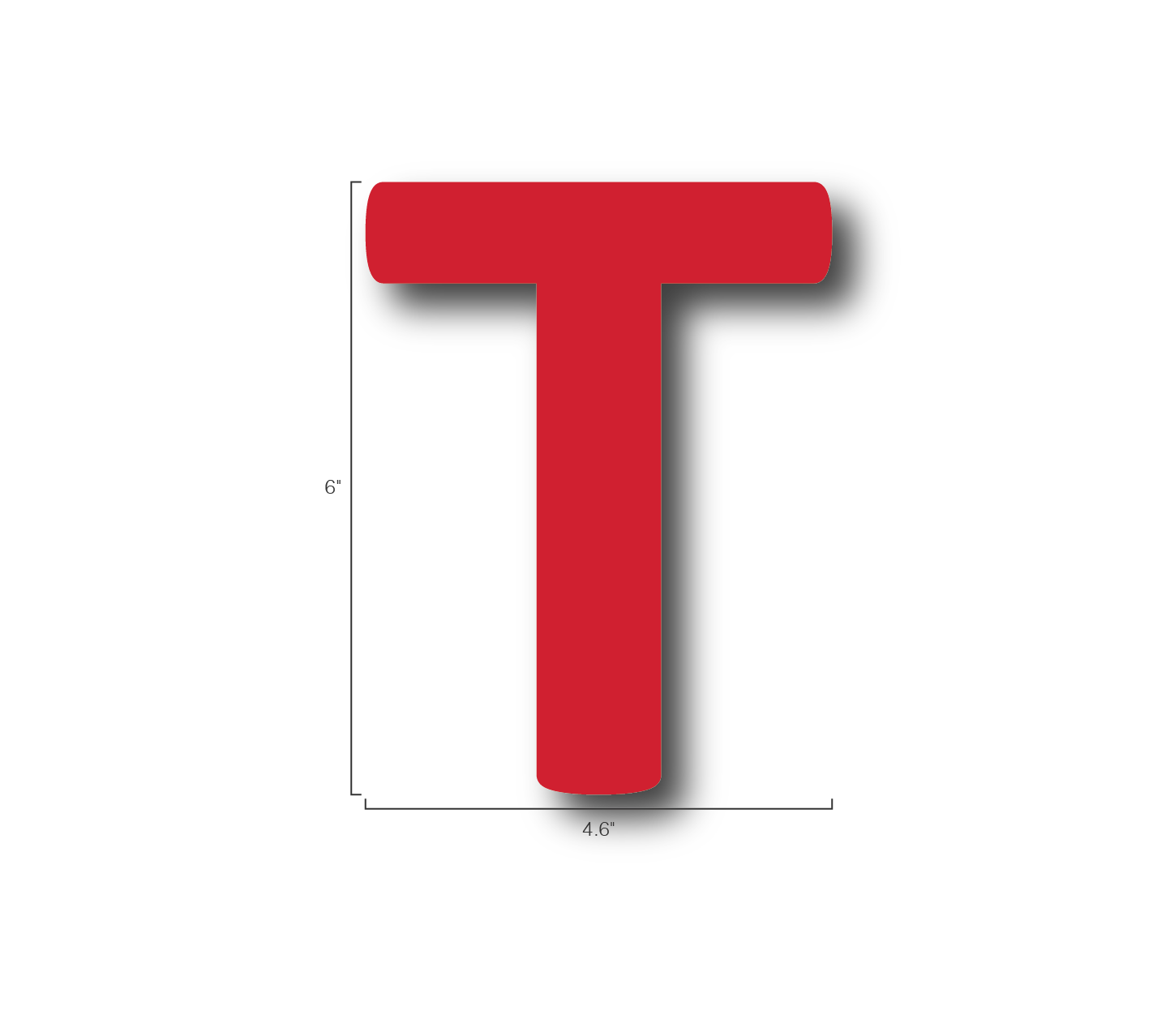 Alphabet Single Letters- T