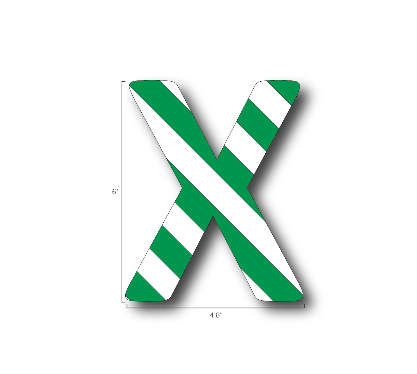 Alphabet Single Letters- X