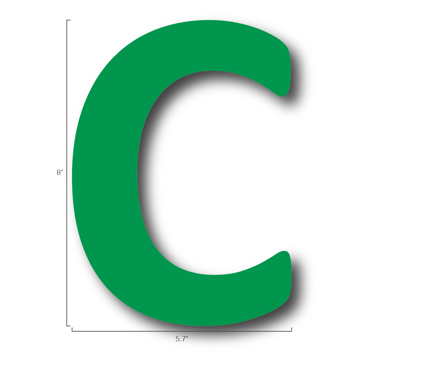 Alphabet Single Letters- C