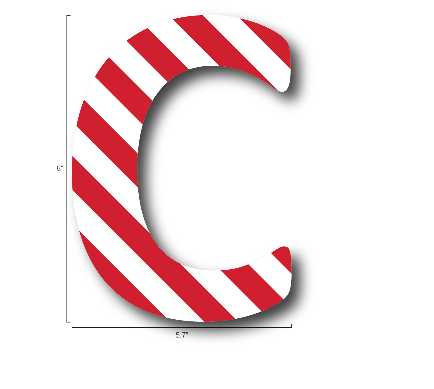 Alphabet Single Letters- C