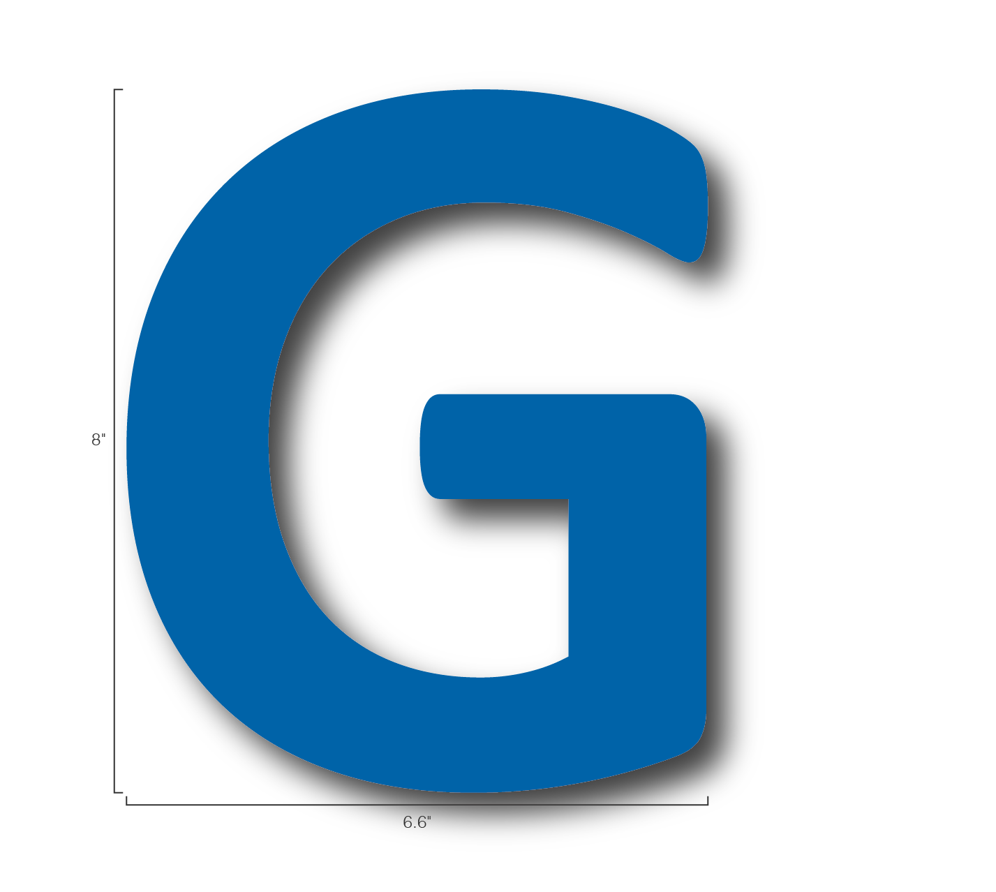 Alphabet Single Letters- G