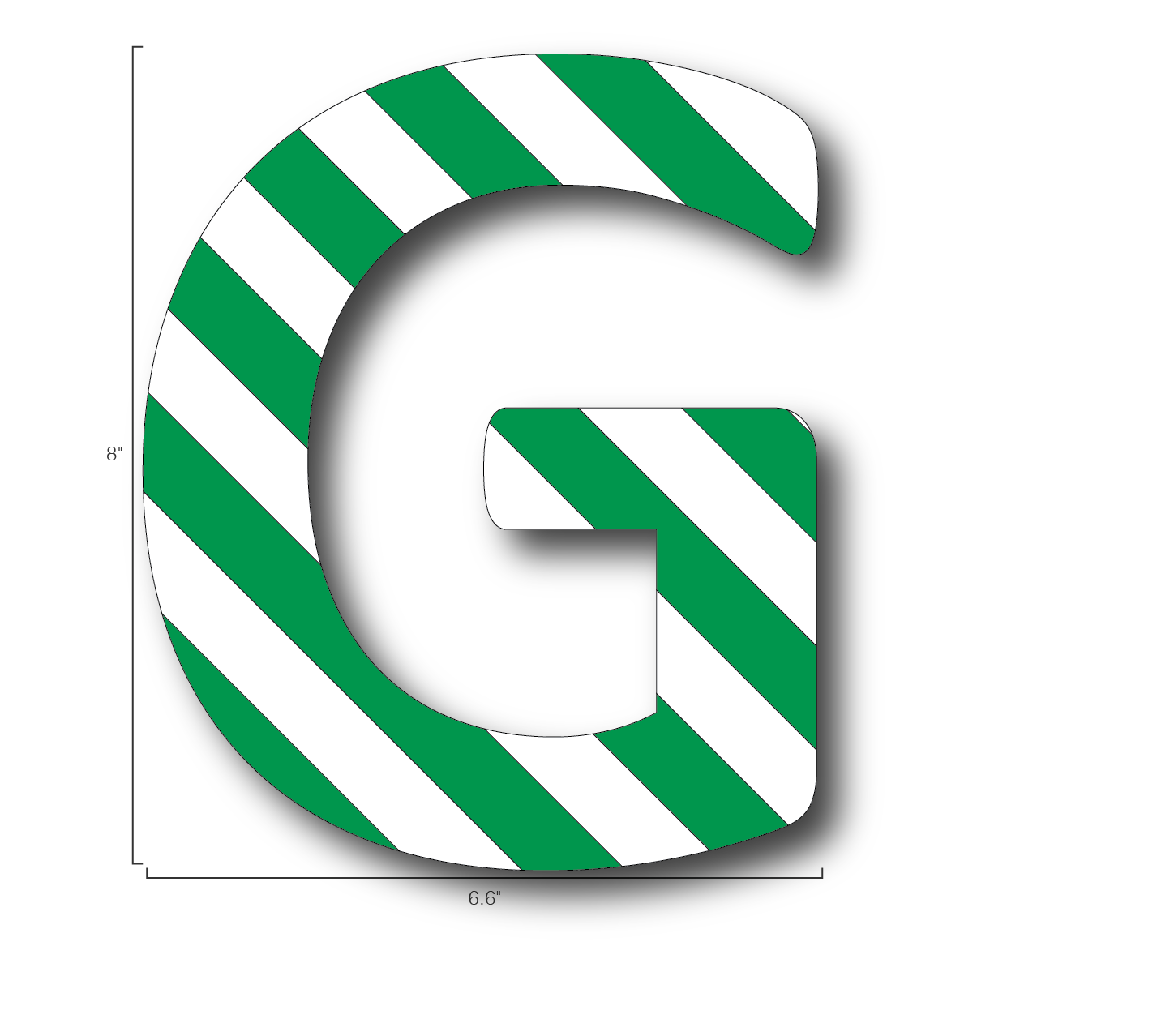 Alphabet Single Letters- G