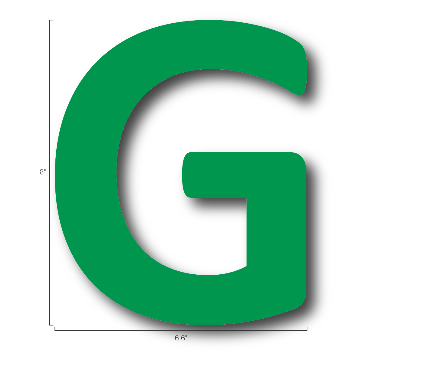 Alphabet Single Letters- G