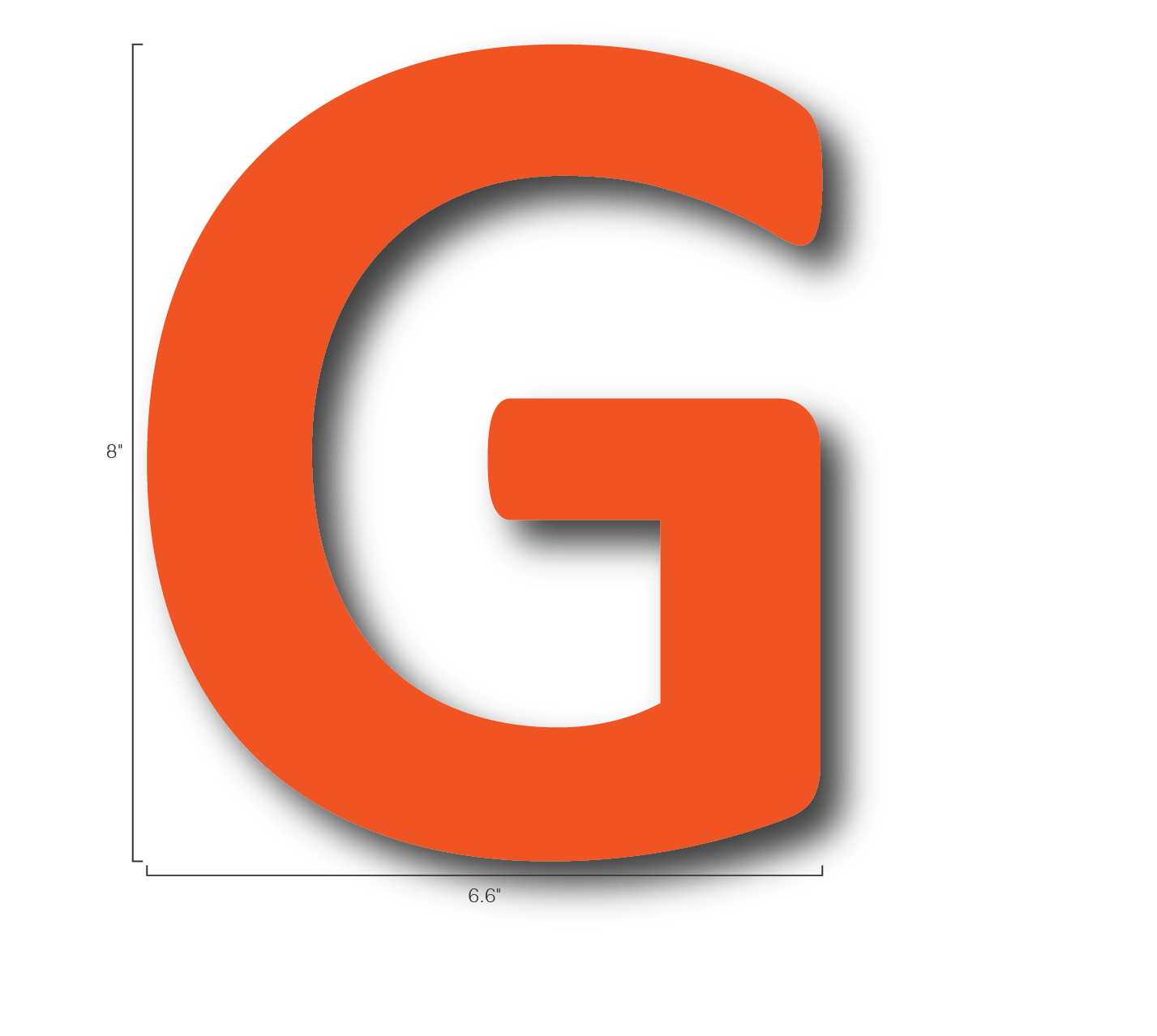 Alphabet Single Letters- G