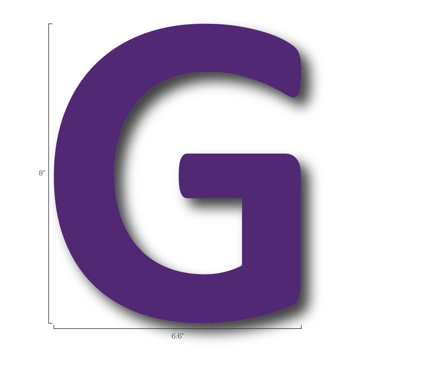 Alphabet Single Letters- G