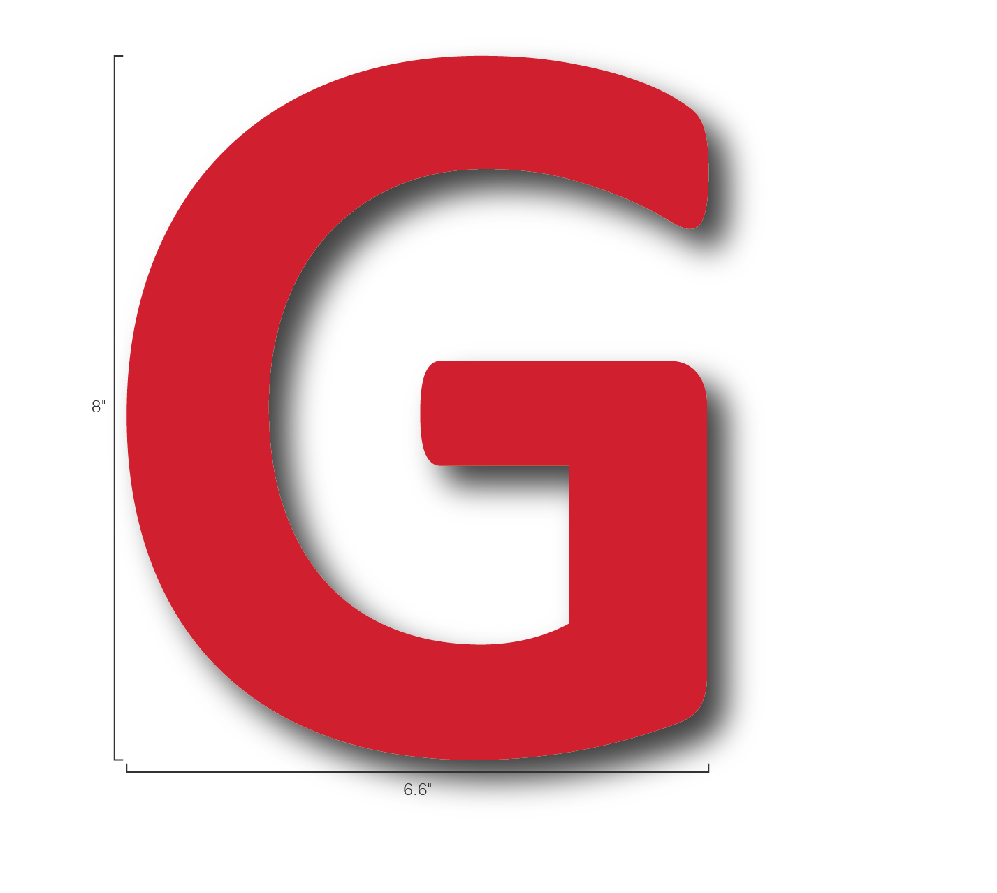 Alphabet Single Letters- G